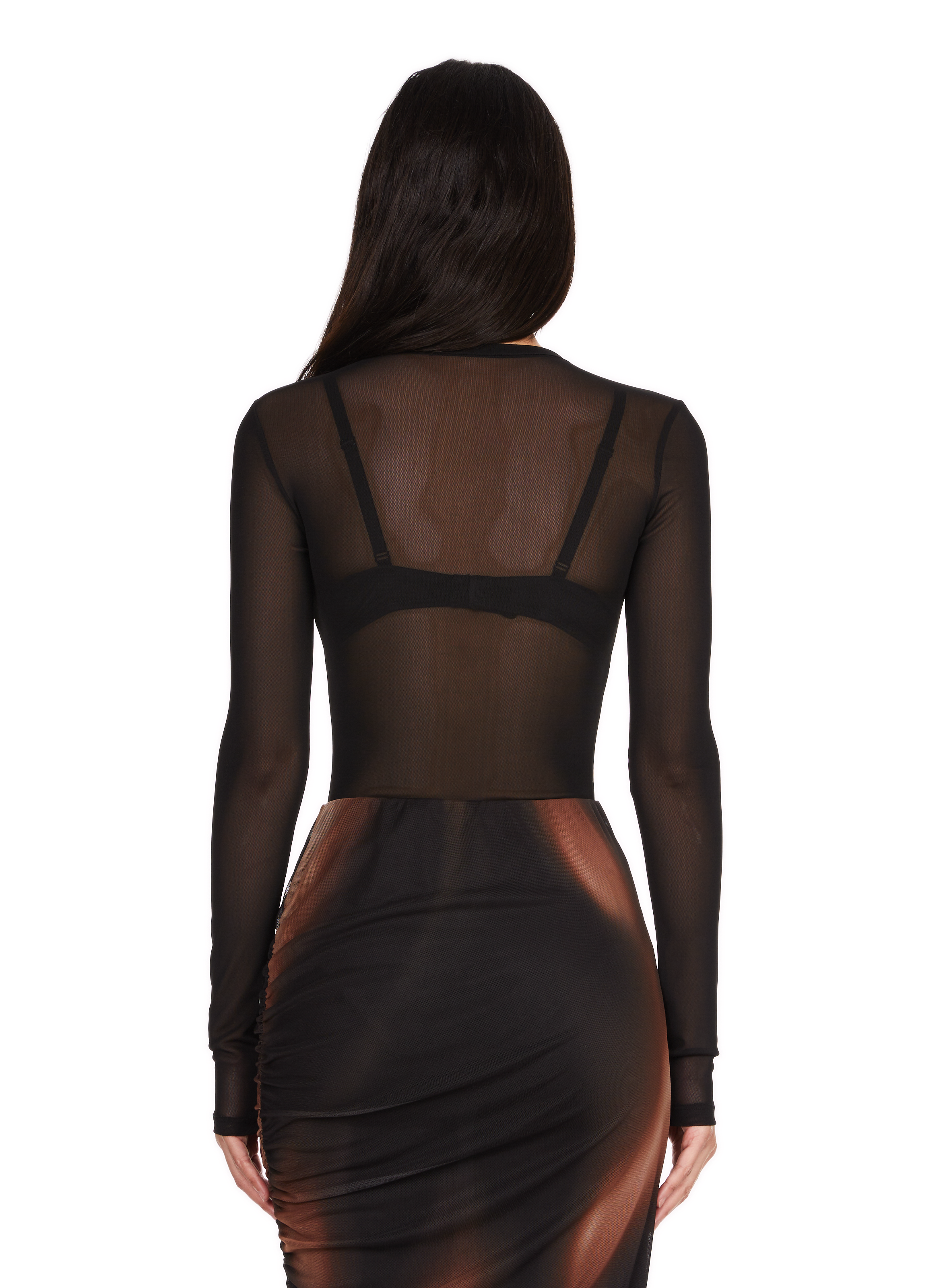 Body transparent col rond Tri Sibody SAISON 1865 Noir