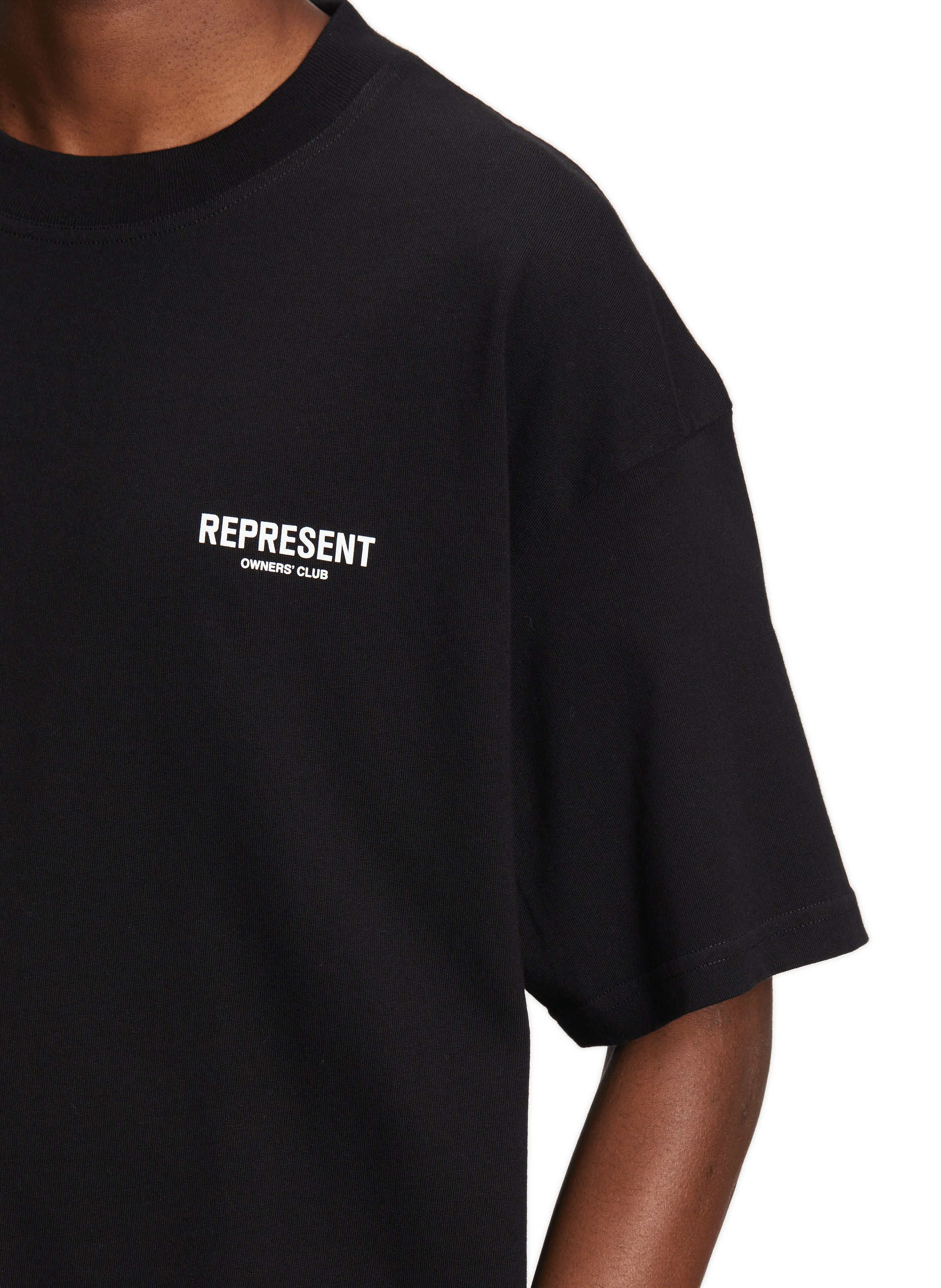 Cotton T-shirt REPRESENT Black