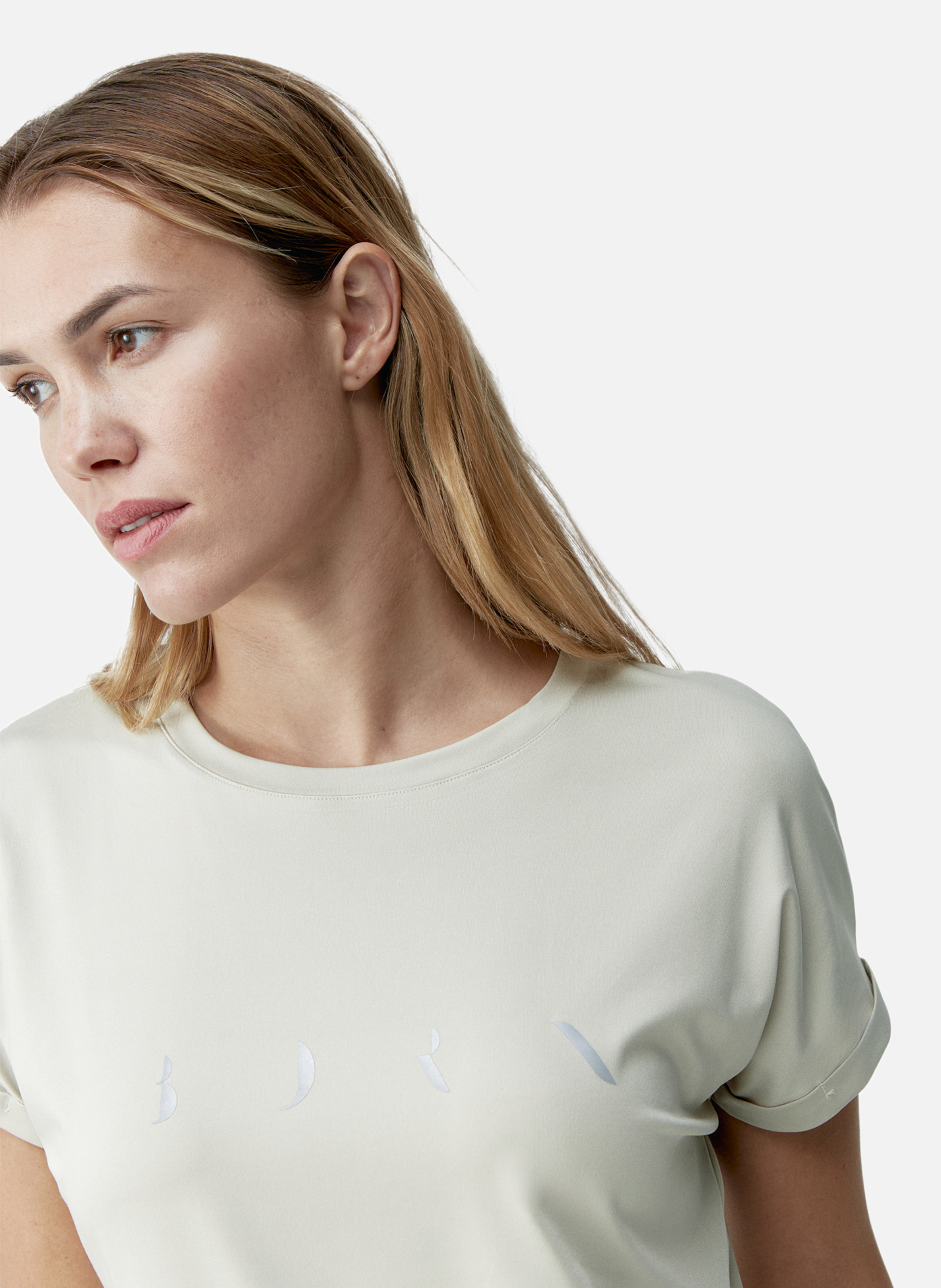 T-shirt de sport performance manches courtes azami BORN LIVING YOGA Blanc