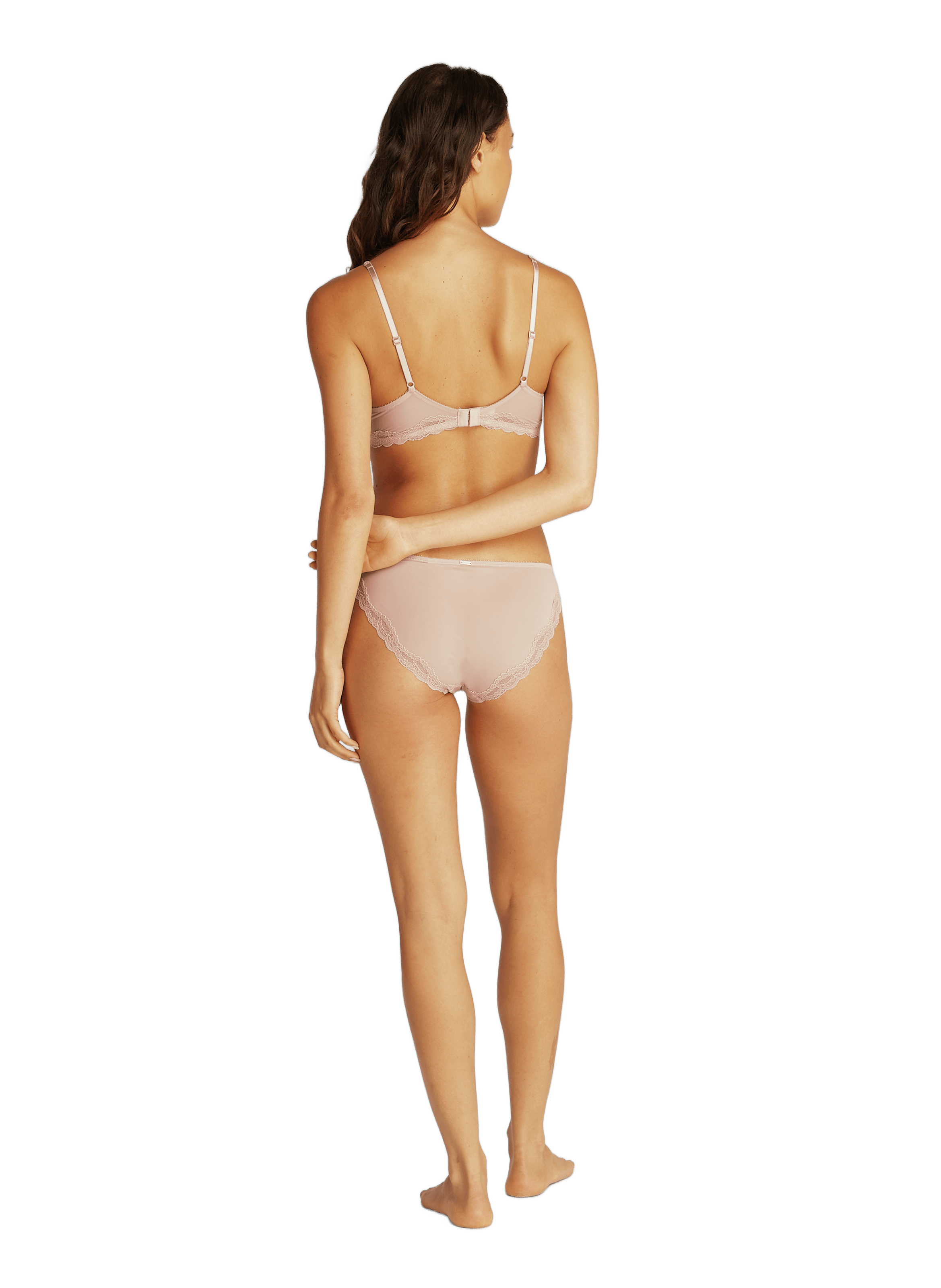 Invisible balconette bra CALVIN KLEIN Beige