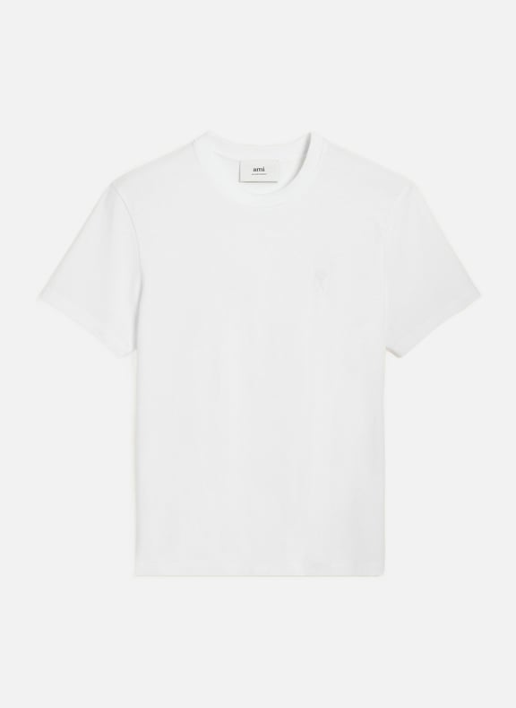 T-shirt ami de coeur unisexe Blanc by AMI PARIS AMI PARIS T-shirt ami de coeur unisexe Blanc