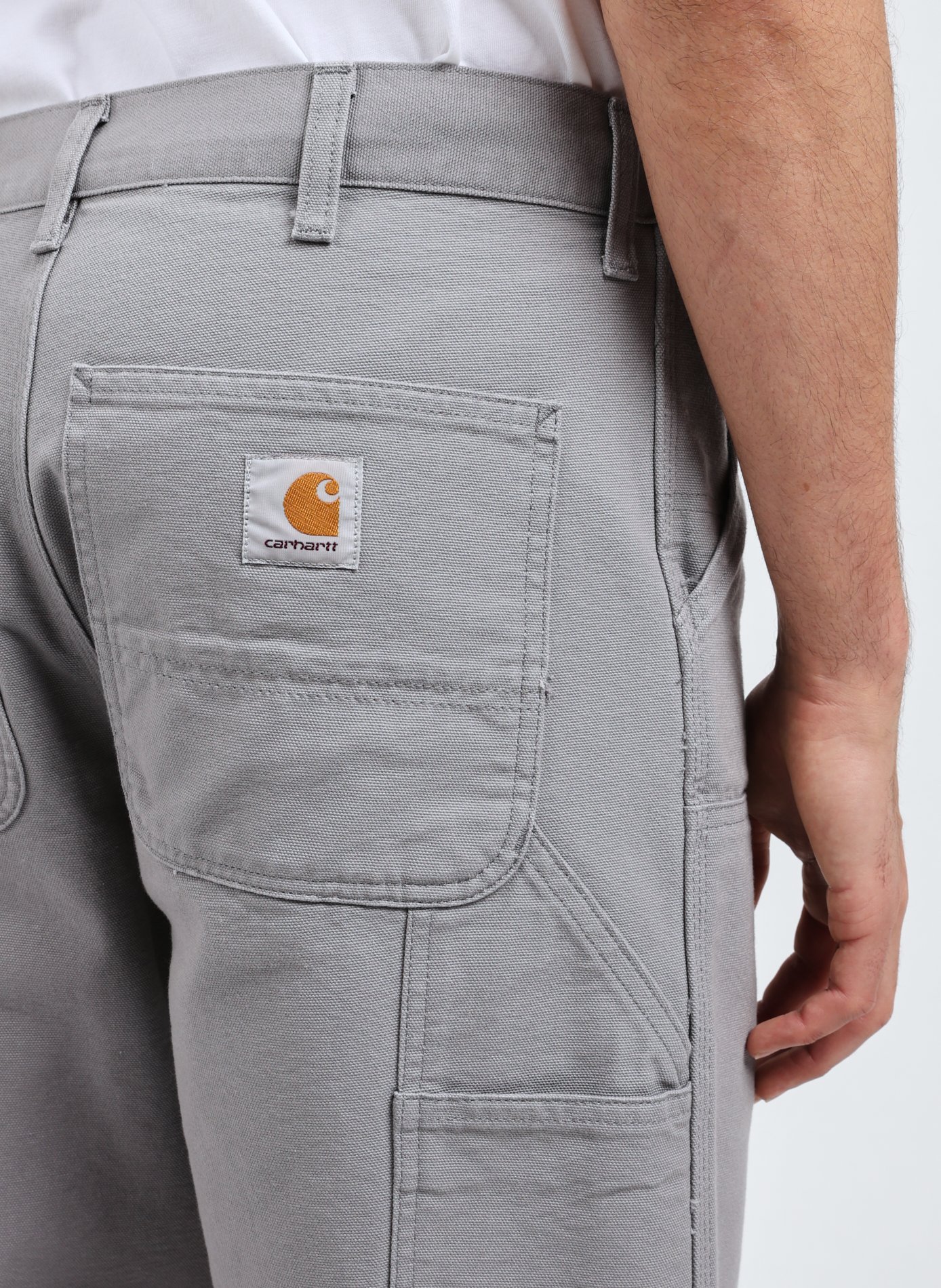 Pantalon large en coton CARHARTT WIP Gris