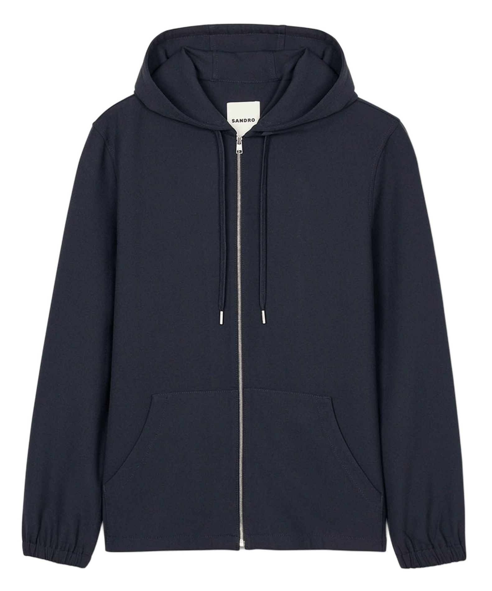 Sweat droit à capuche SANDRO Bleu