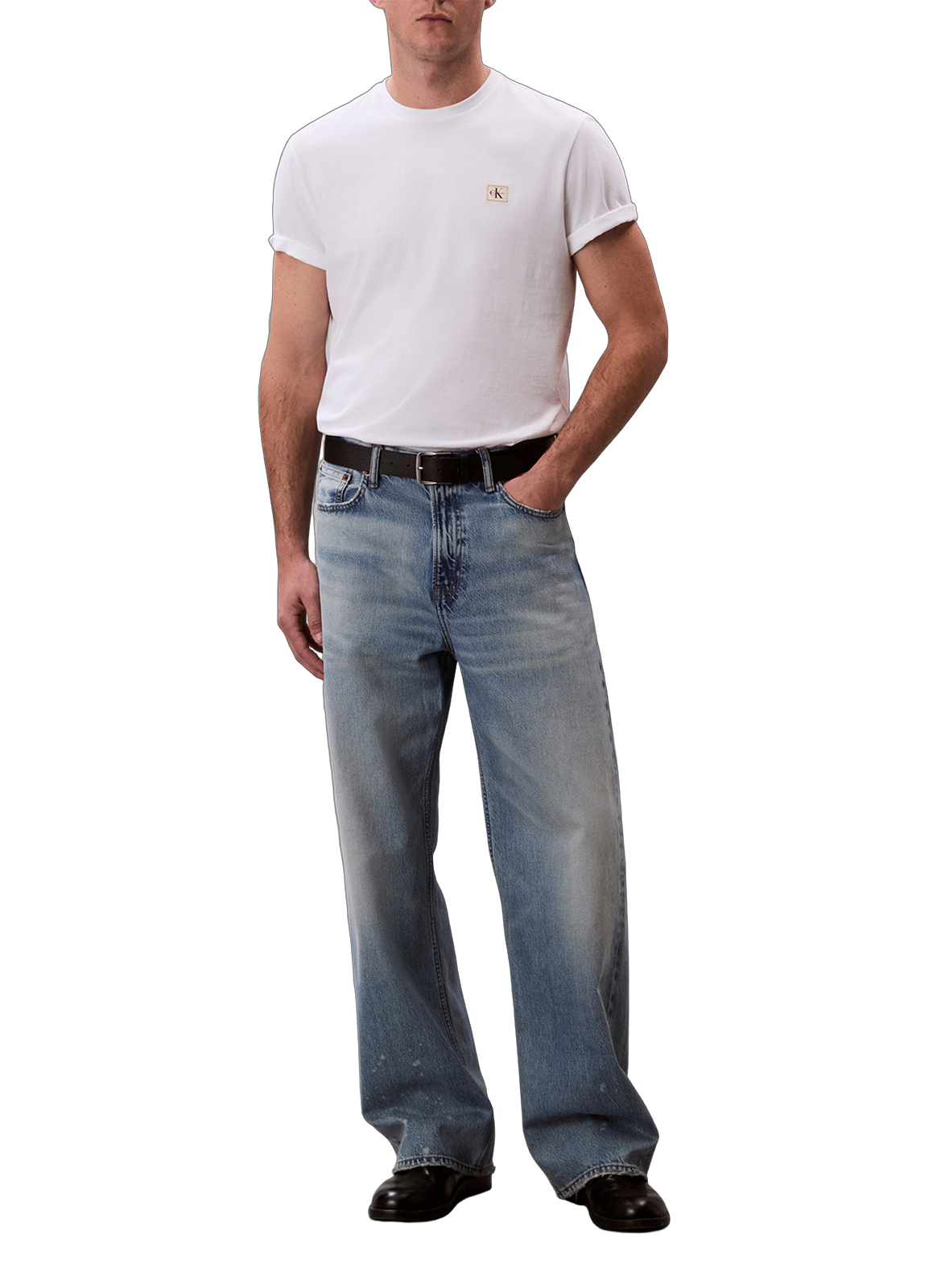 T-shirt en coton CALVIN KLEIN Blanc