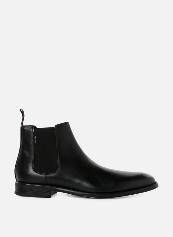 Augustus Smooth Leather Ankle Boots Black by PAUL SMITH PAUL SMITH Augustus Smooth Leather Ankle Boots Black