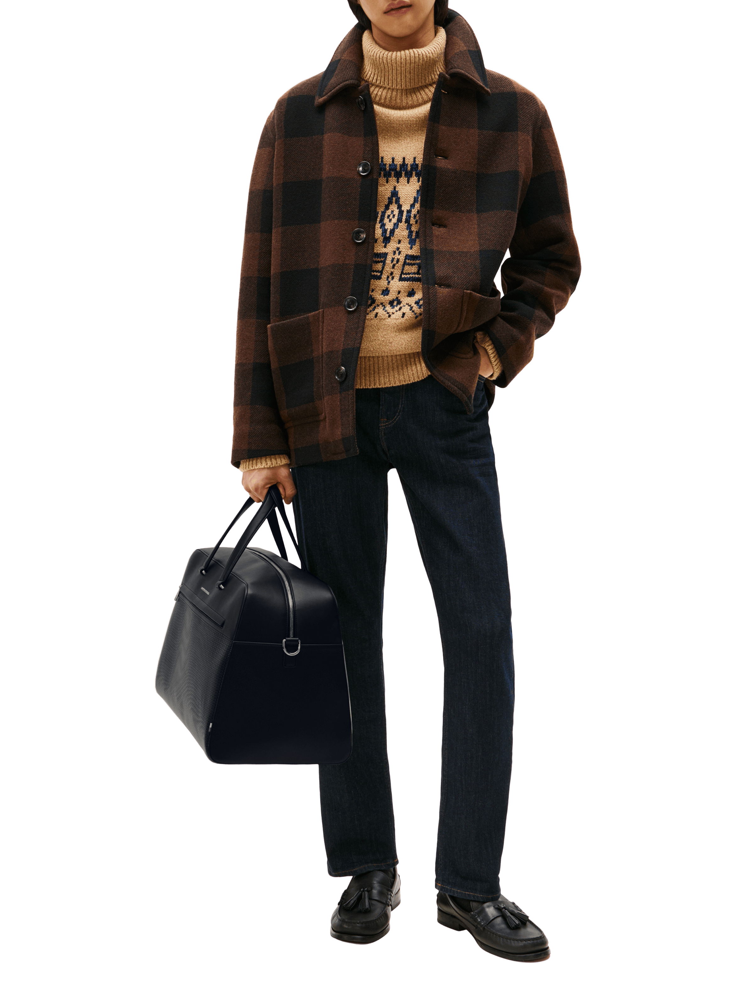 Sac de voyage à bandoulière TOMMY HILFIGER Noir