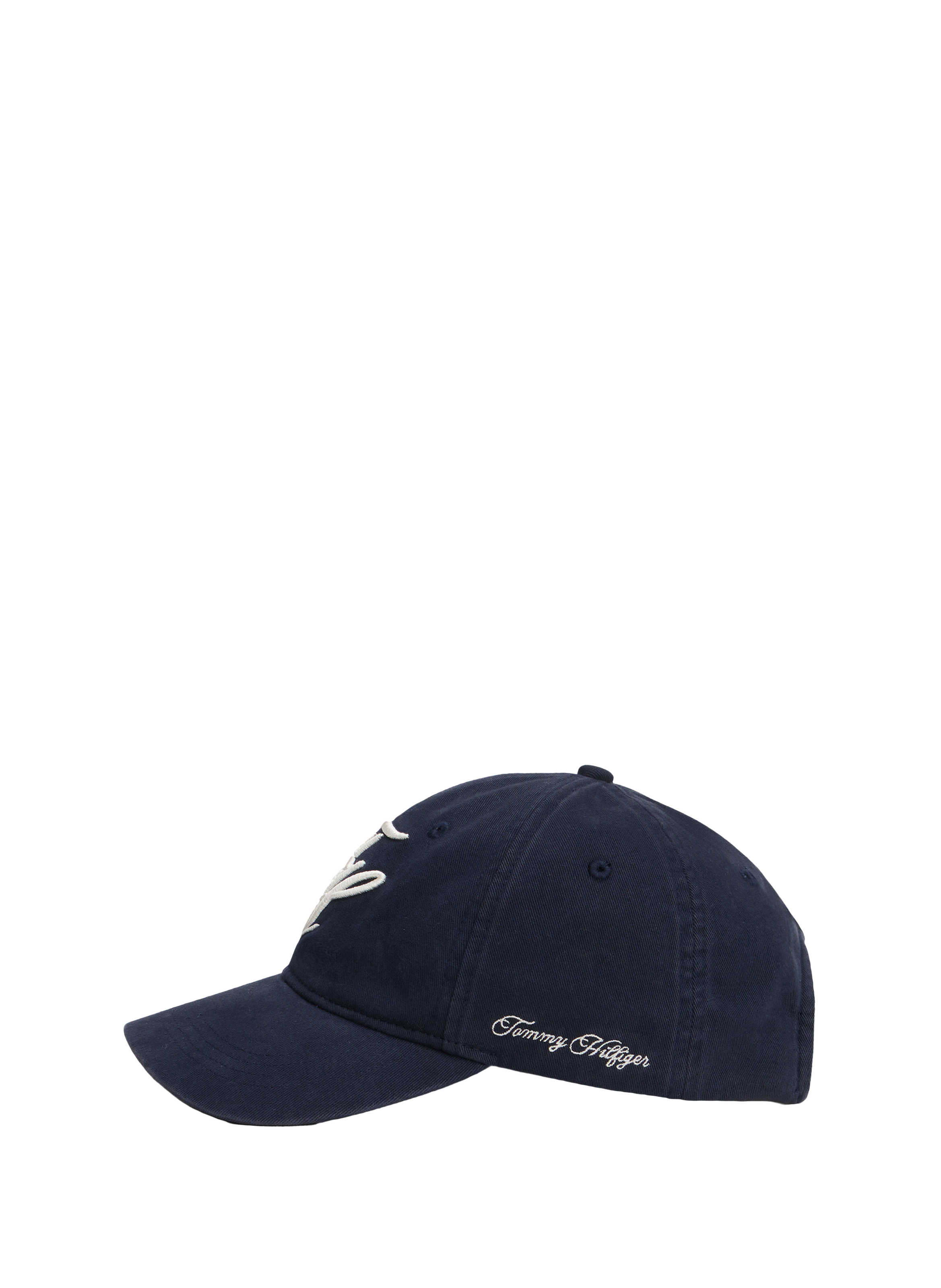 Embroidered cotton baseball cap TOMMY HILFIGER Blue