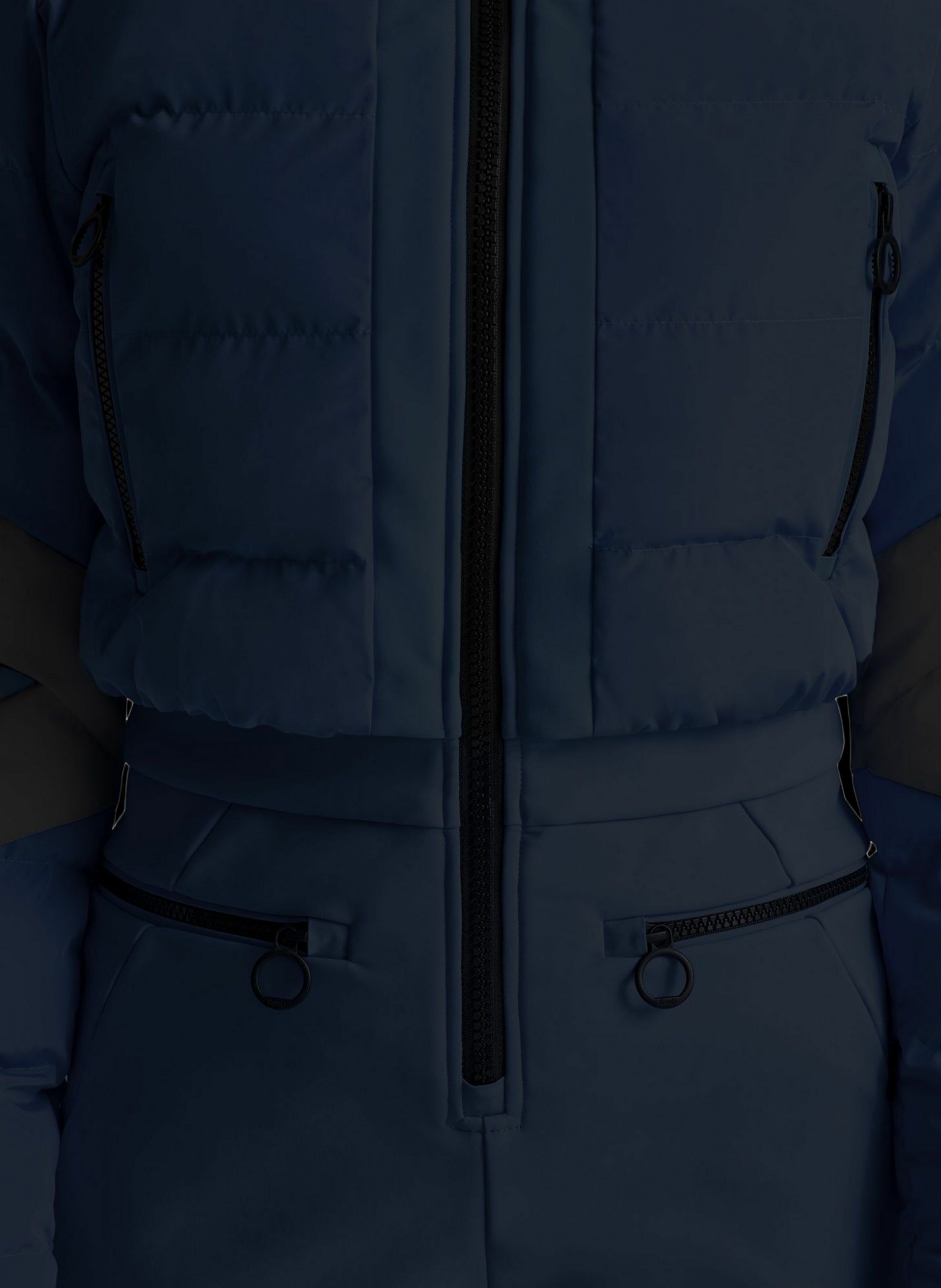 Combinaison de ski clarisse col montant coupe regular FUSALP Bleu