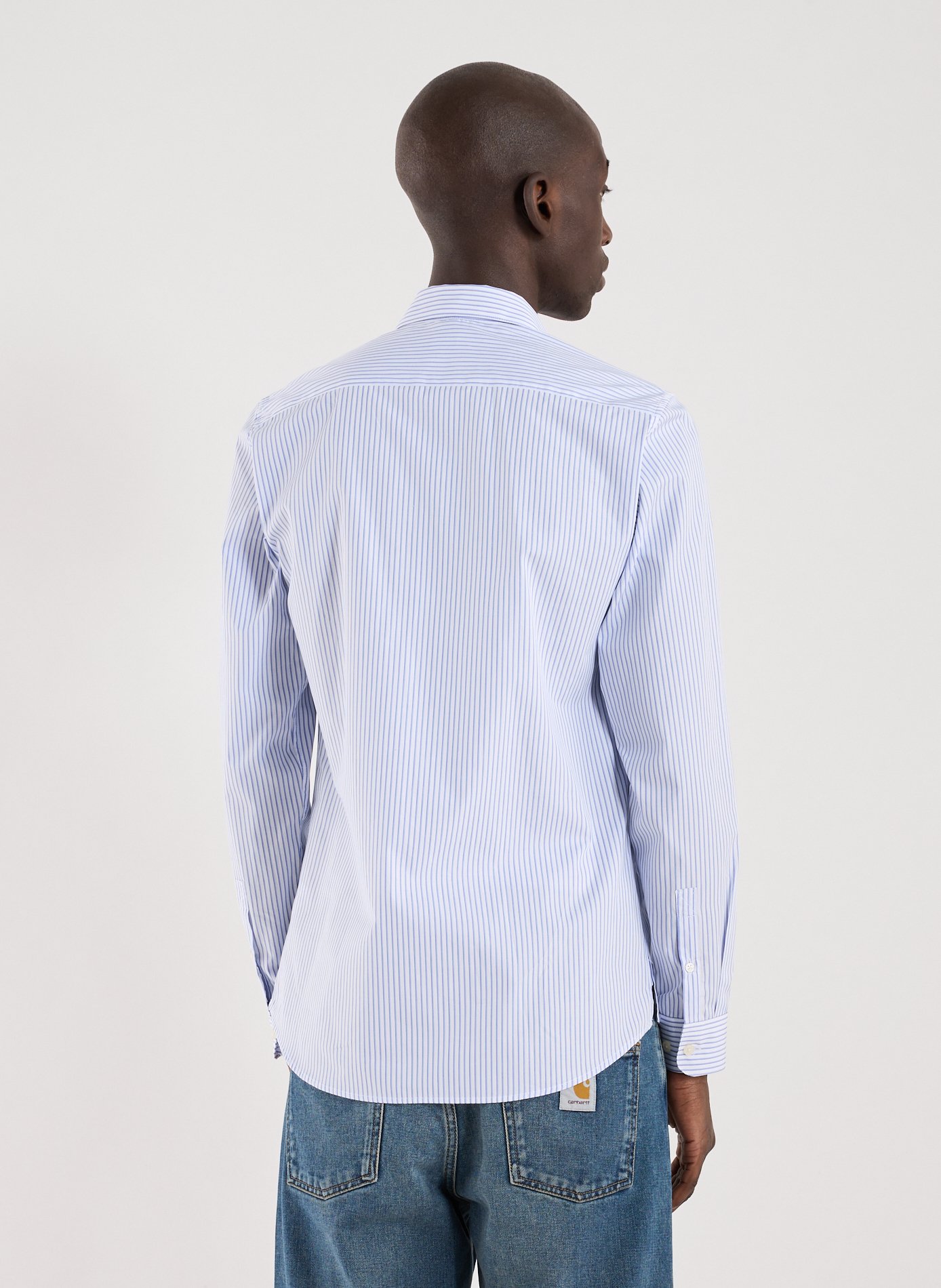 Cotton shirt AU PRINTEMPS PARIS Blue