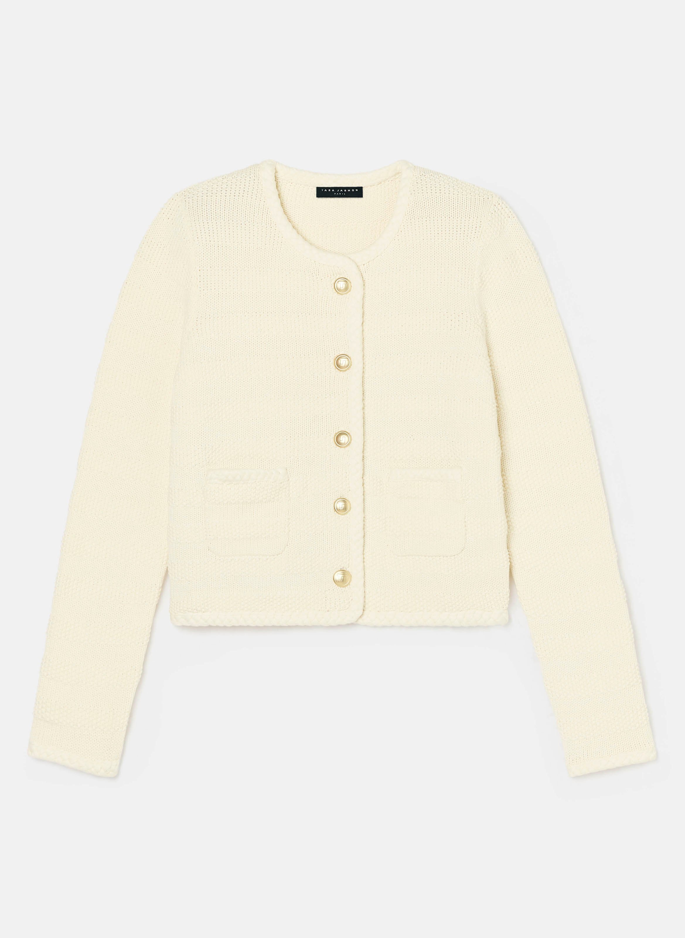 Gilet giuda TARA JARMON Blanc