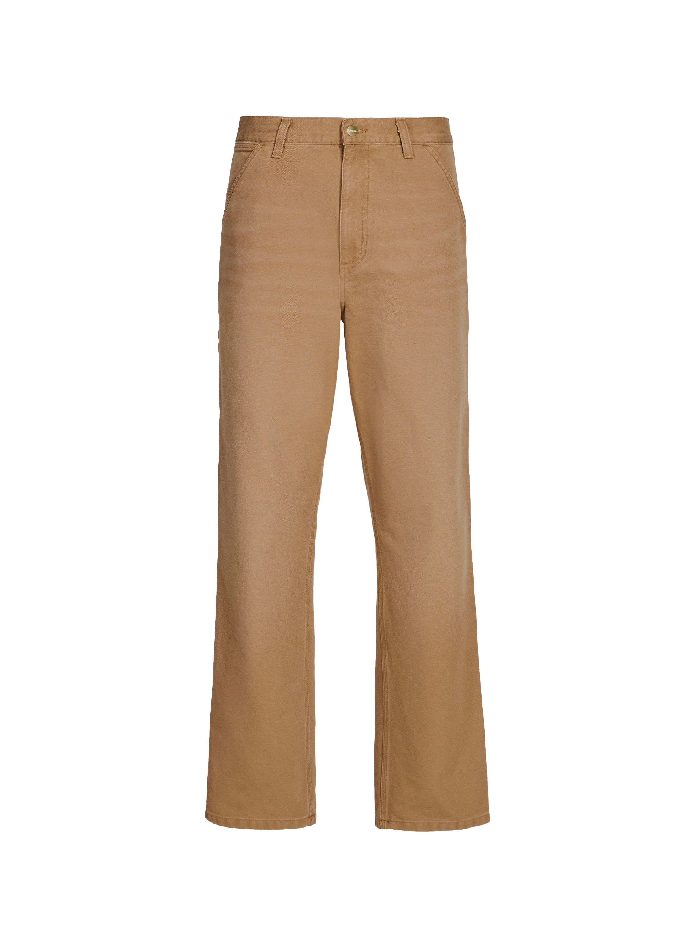 Plain cotton trousers CARHARTT WIP Beige