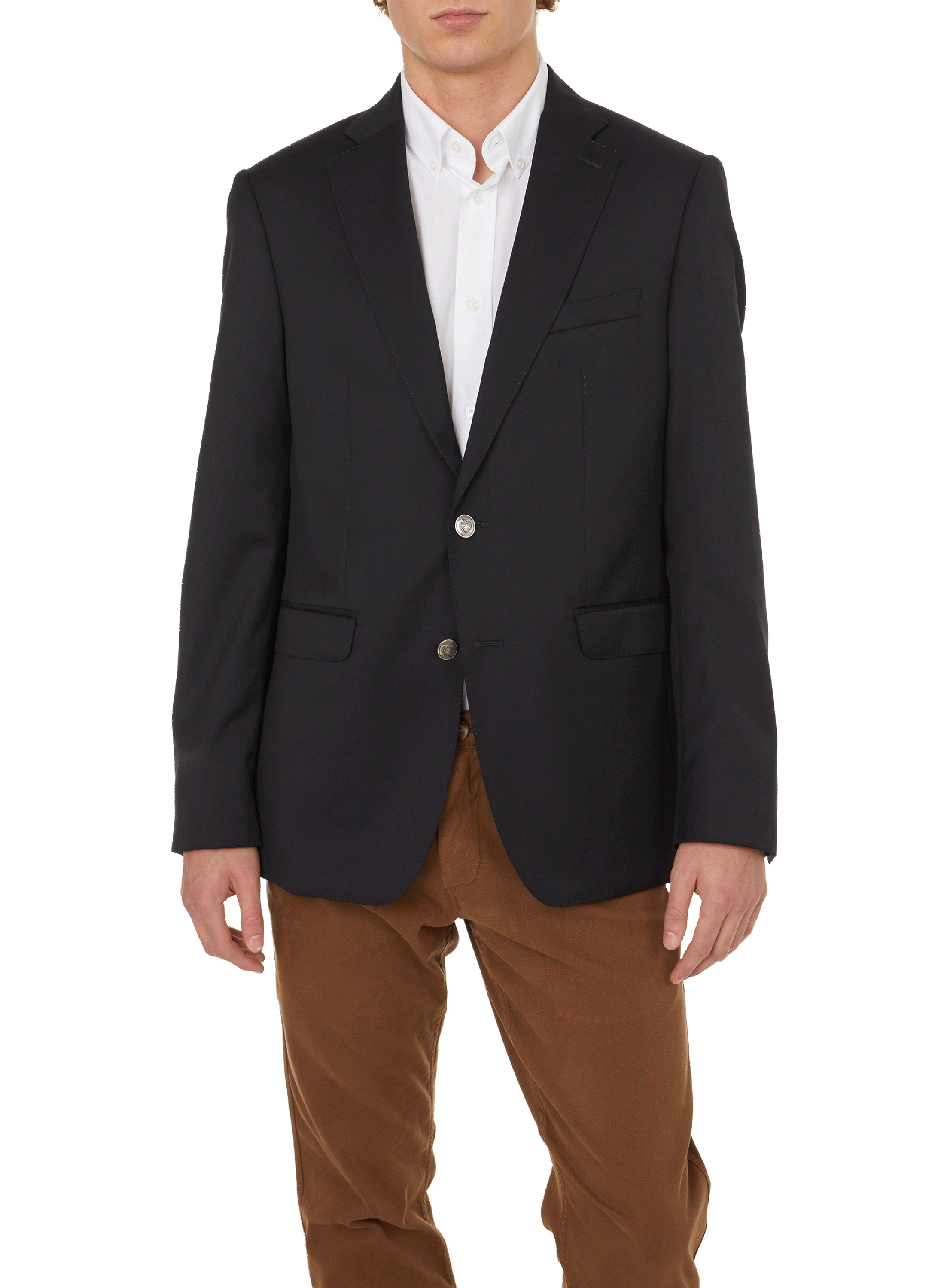 EDEN PARK Blazer with stitching details Blue