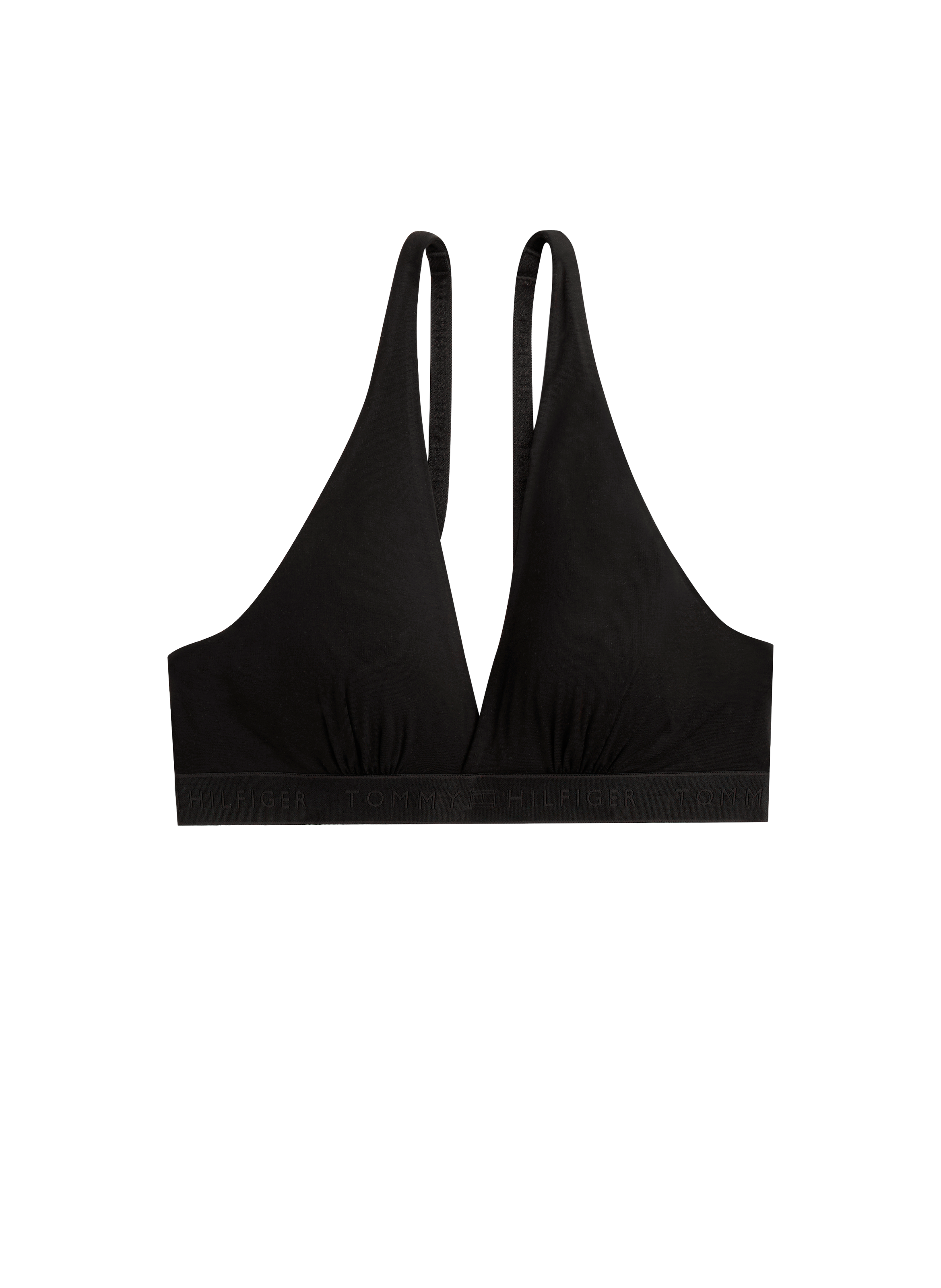 Logo triangle bra  TOMMY HILFIGER Black