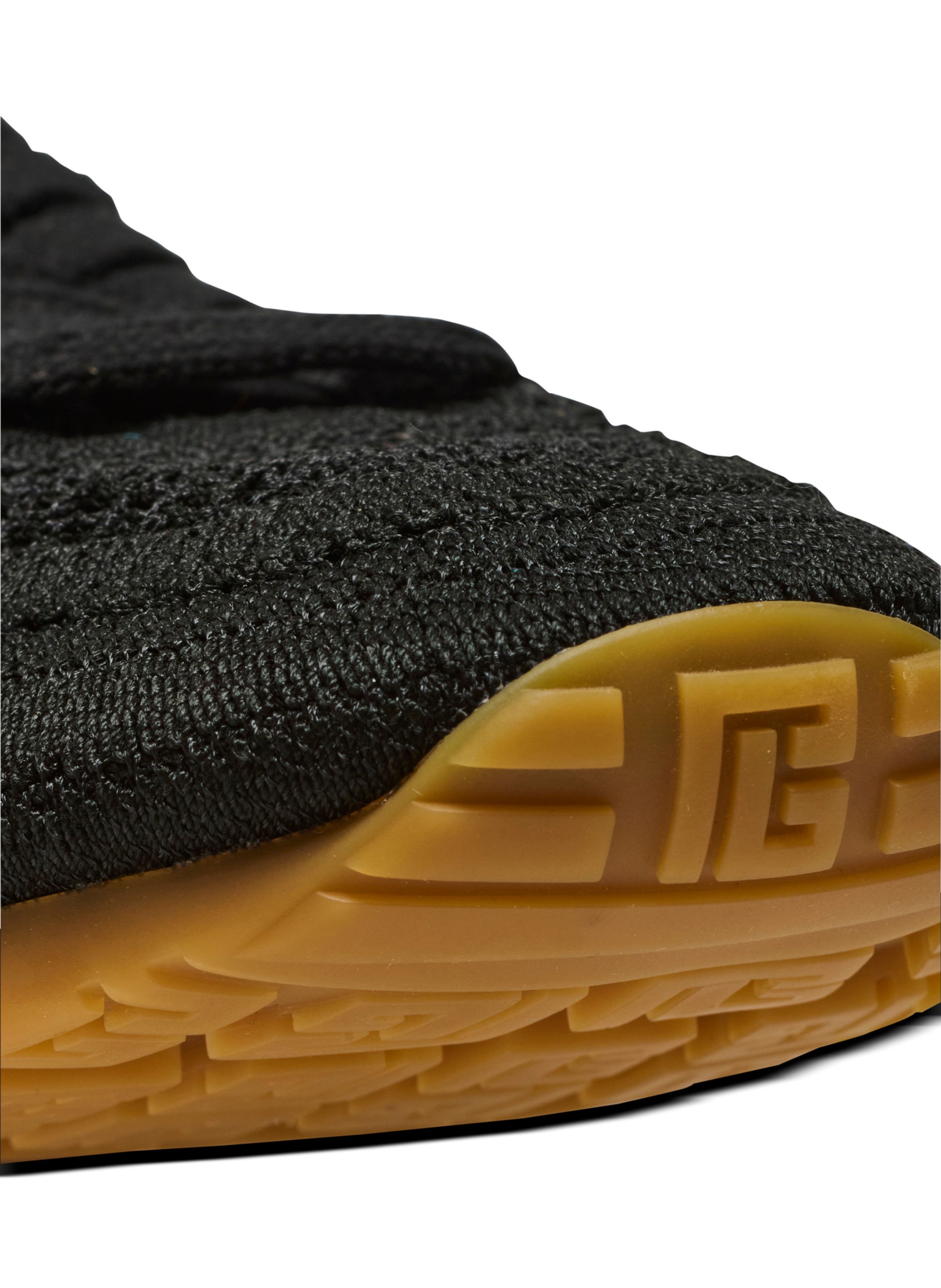 Baskets racer 45 en macramé BALMAIN Noir