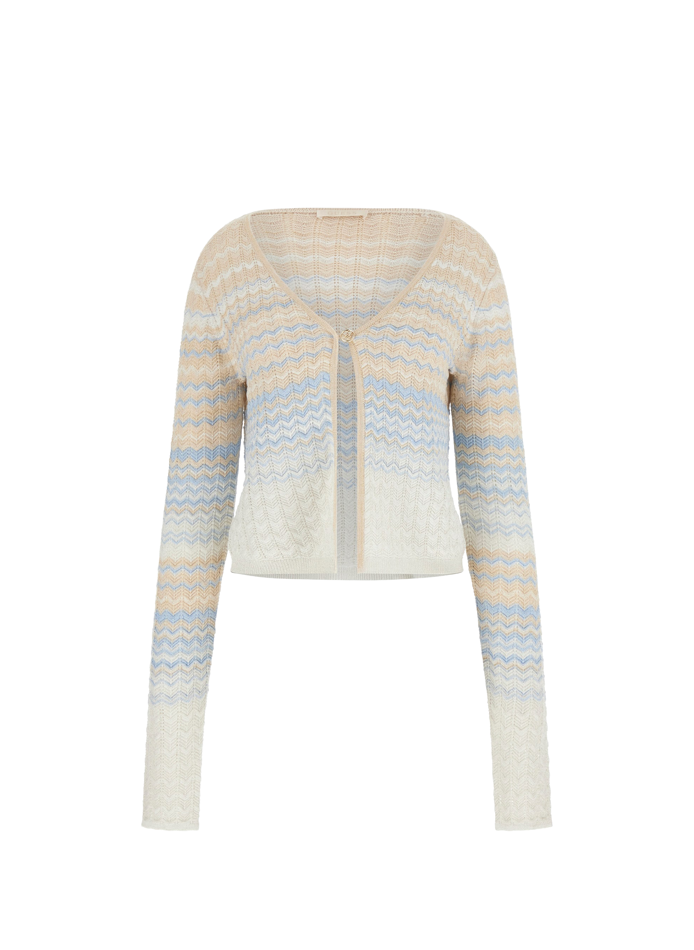 Cardigan court à rayures GUESS Multicolore