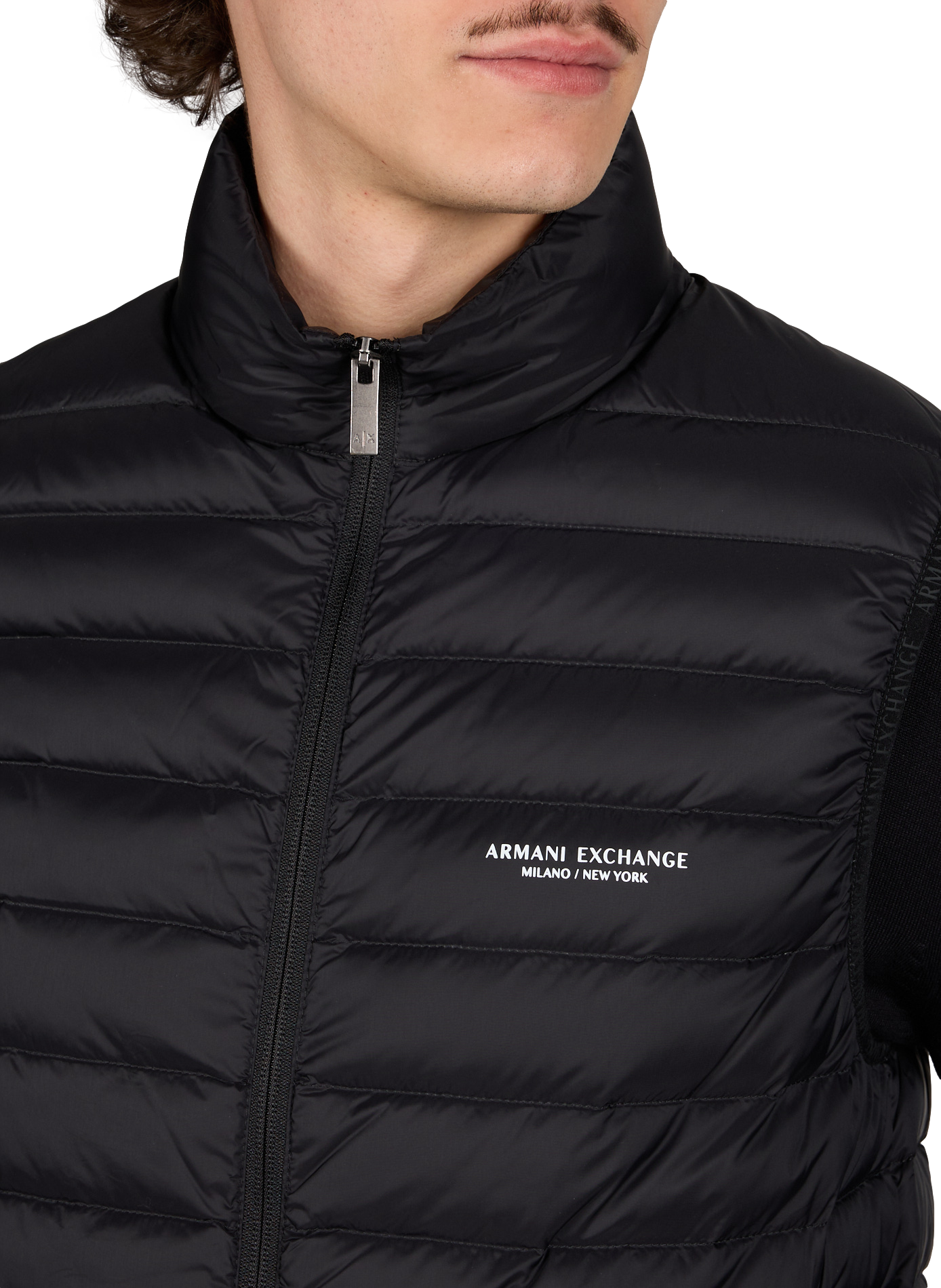 Quilted gilet ARMANI EXCHANGE Black
