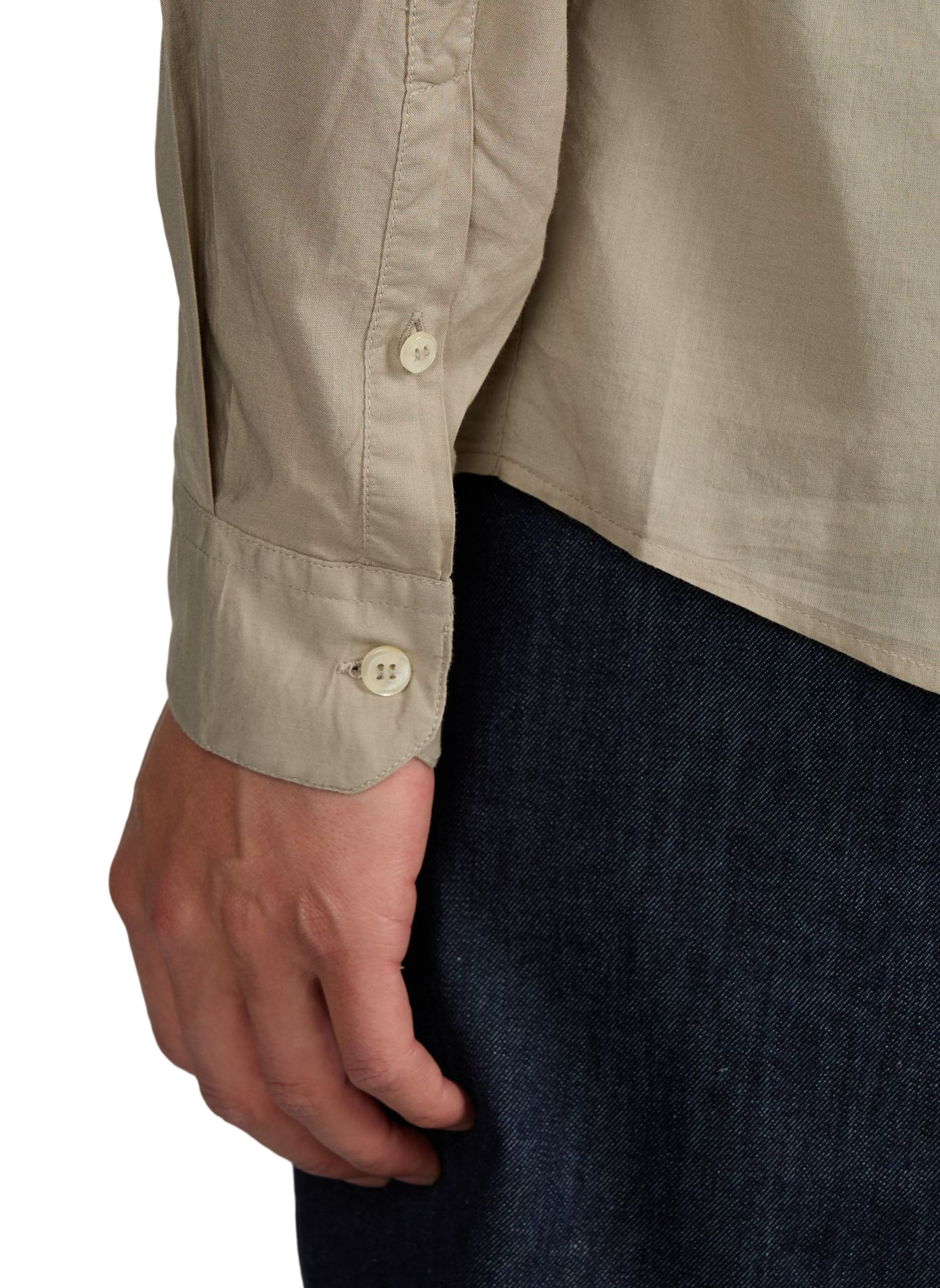 Chemise col classique en coton LAFAURIE Vert