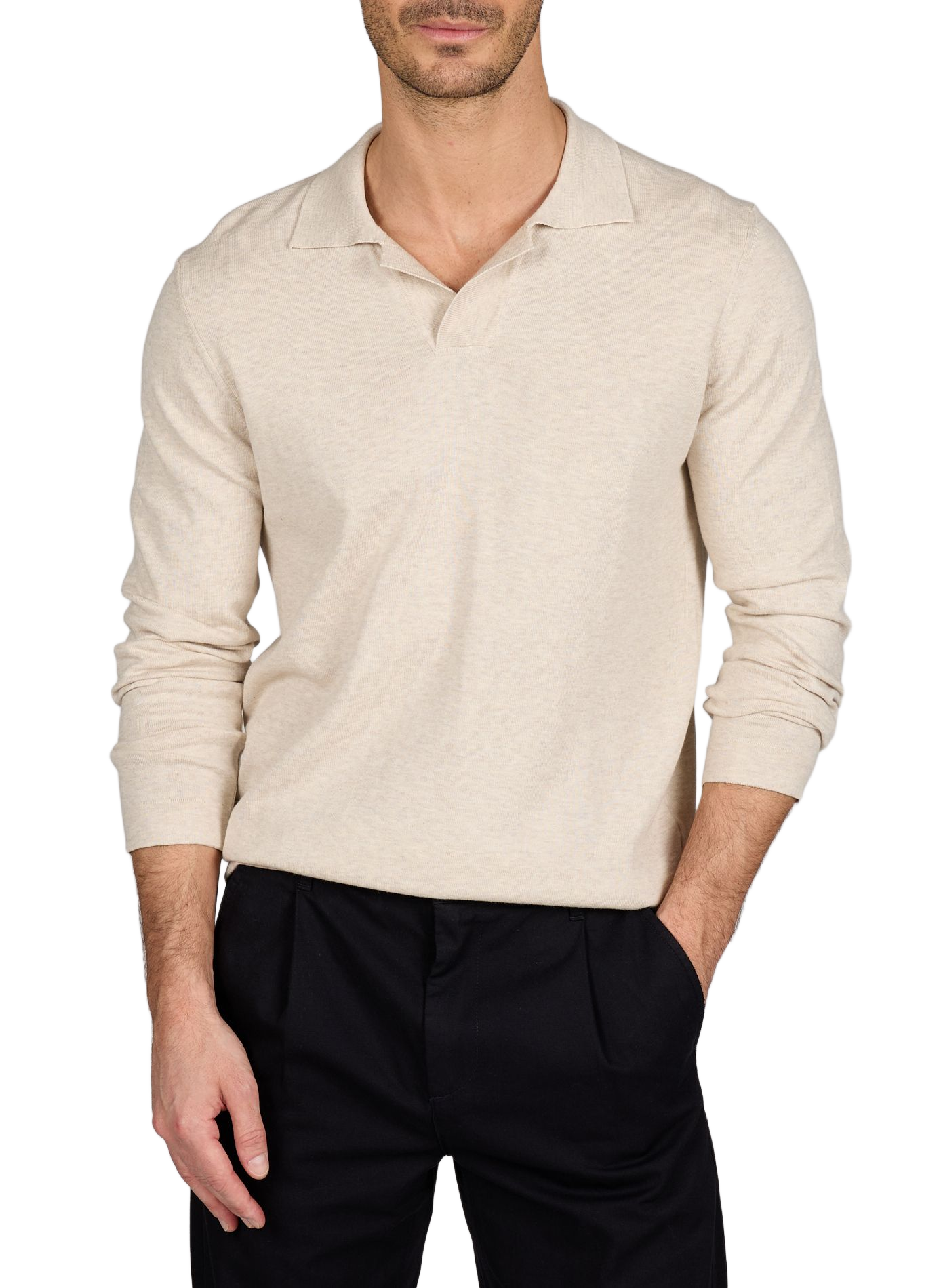 Polo en coton LAFAURIE Beige