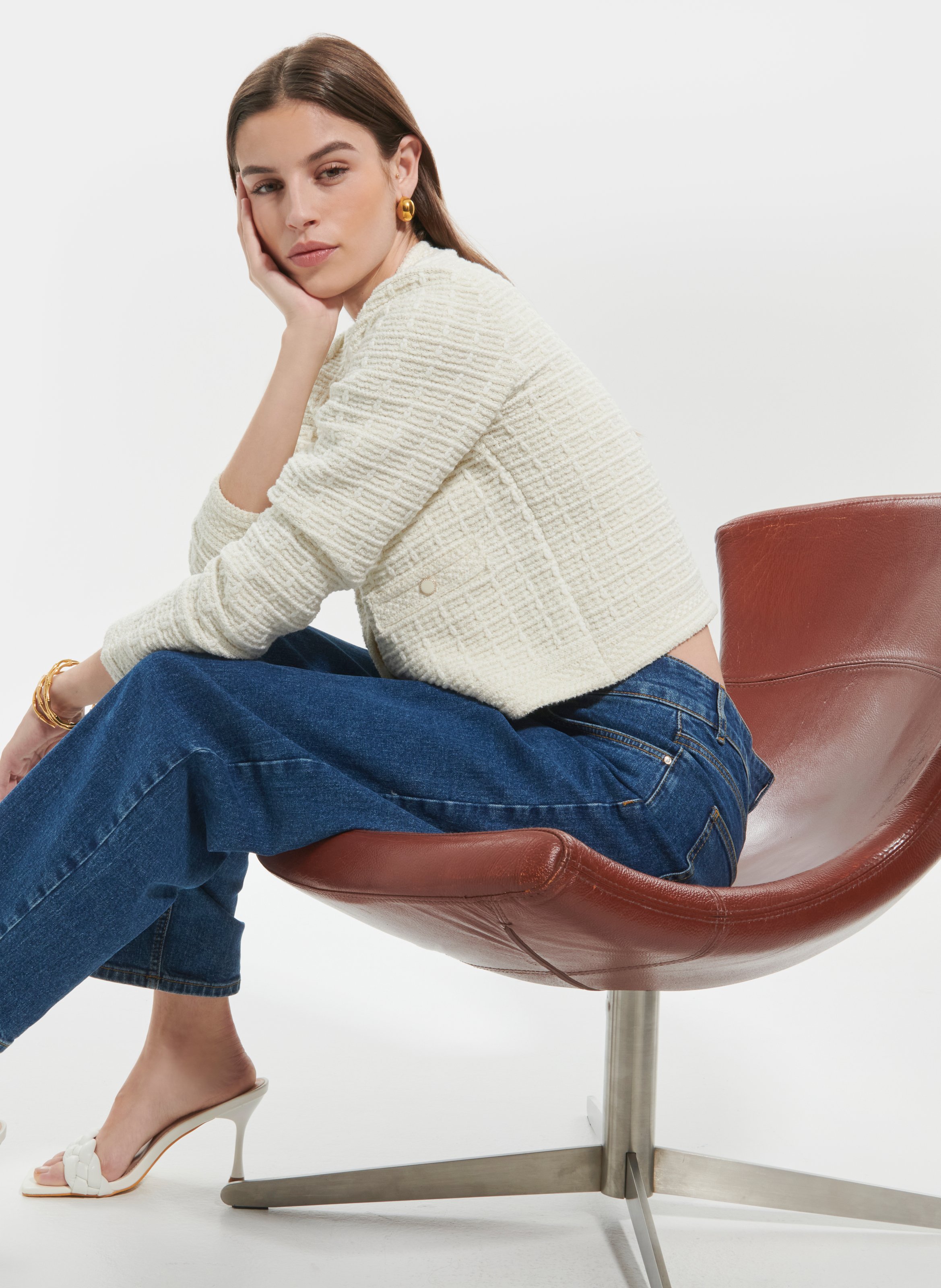 Gilet  glada ZAPA Blanc