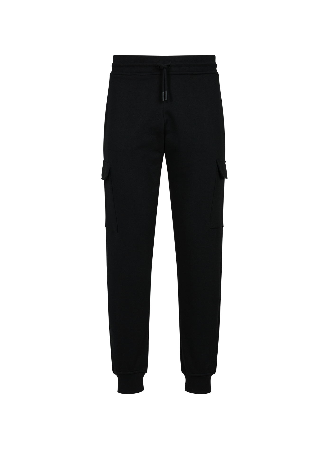 Regular Martino jogging with cargo pockets in cotton GERTRUDE ET GASTON Black