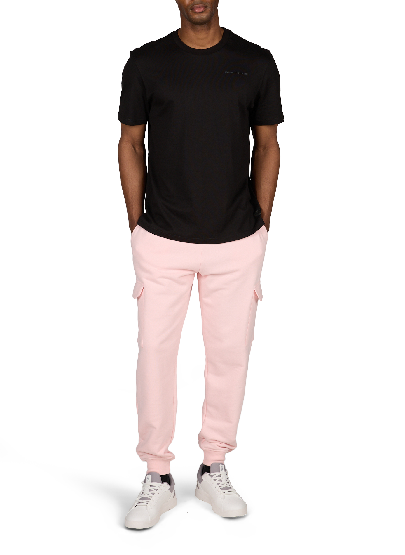 Printed cotton T-shirt GERTRUDE ET GASTON Black