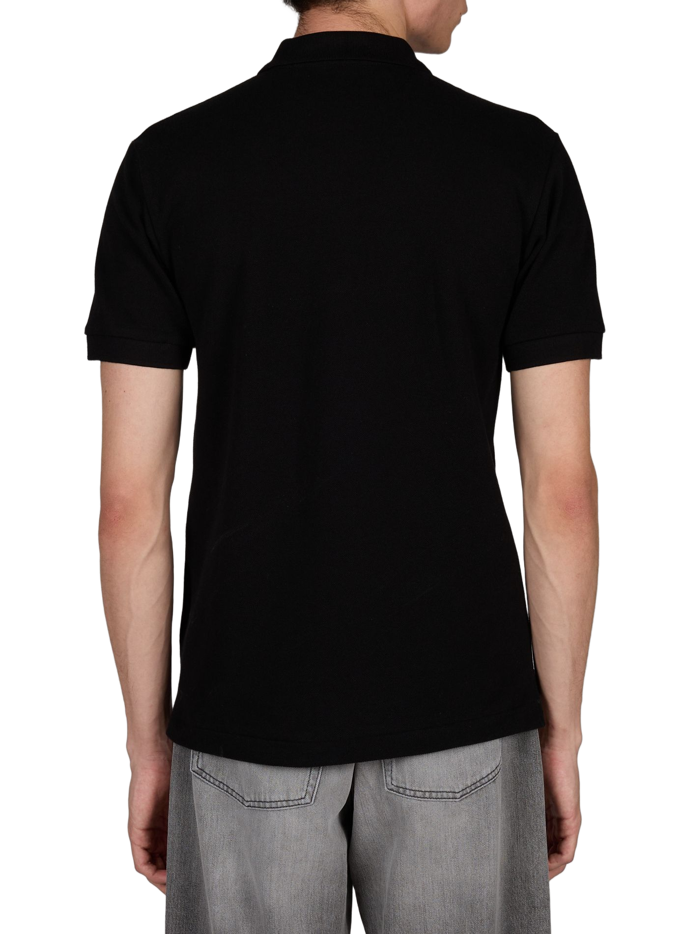 Polo met hartpatch van katoen COMME DES GARCONS PLAY Zwart