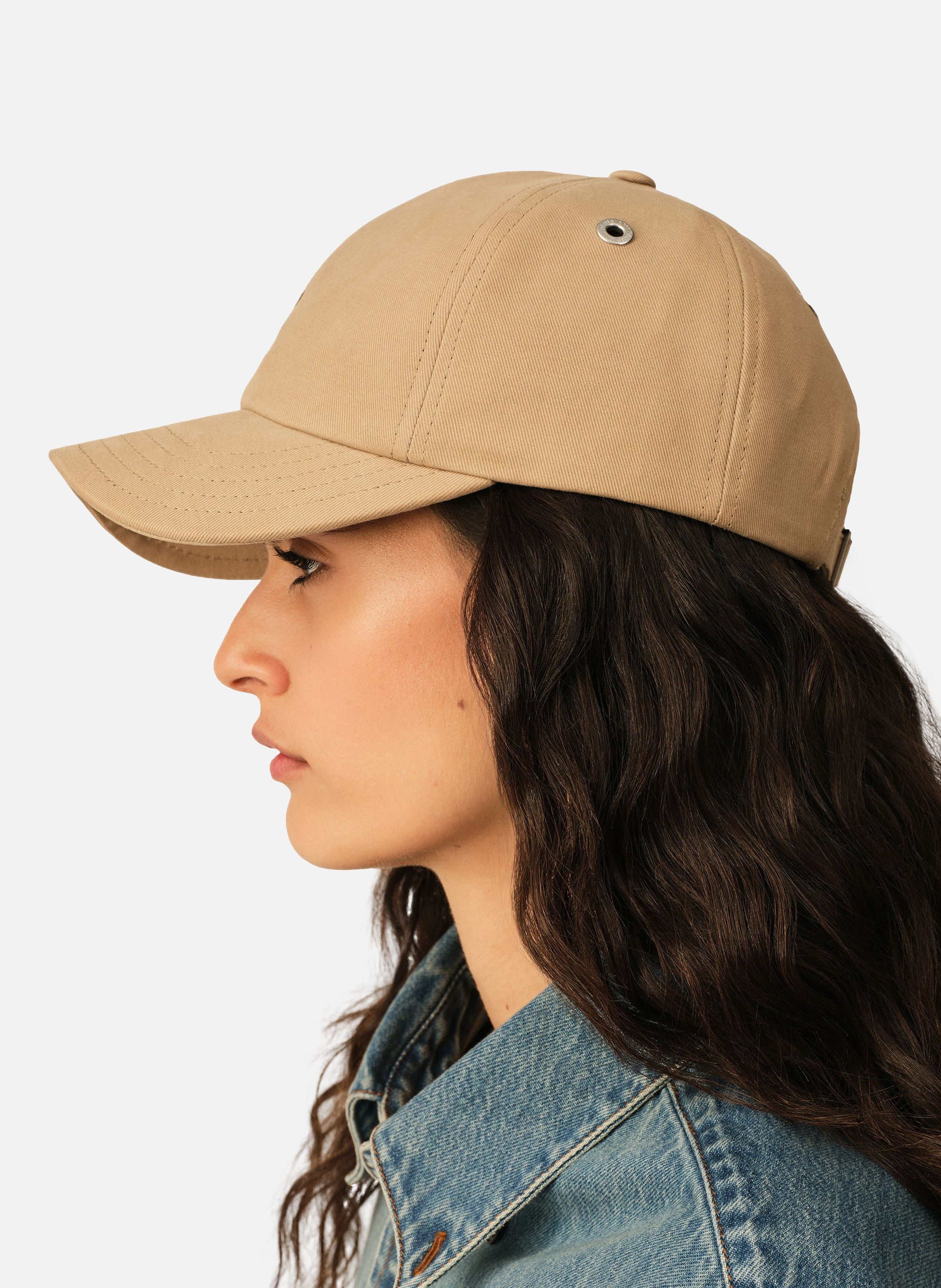 Casquette unisexe en coton ami de coeur AMI PARIS Beige