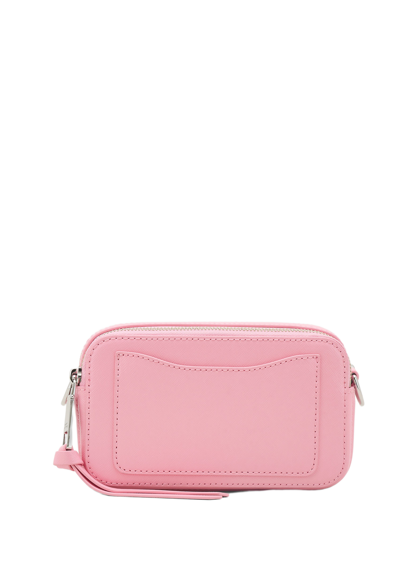 Schoudertas Snapshot in leer MARC JACOBS Roze