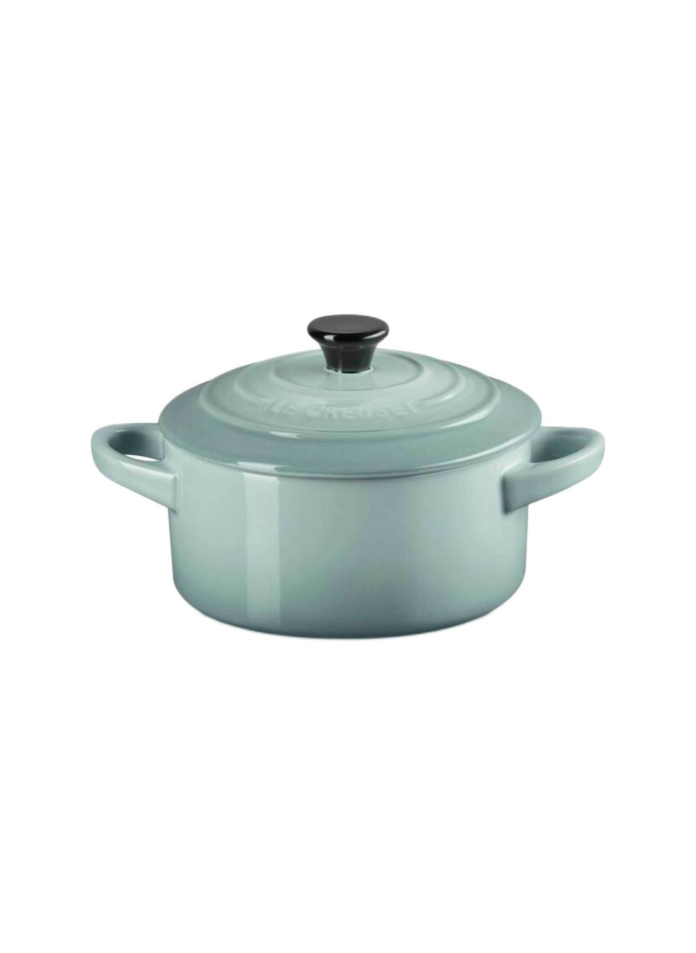 Mini-Kochtopf aus Keramik LE CREUSET Grau