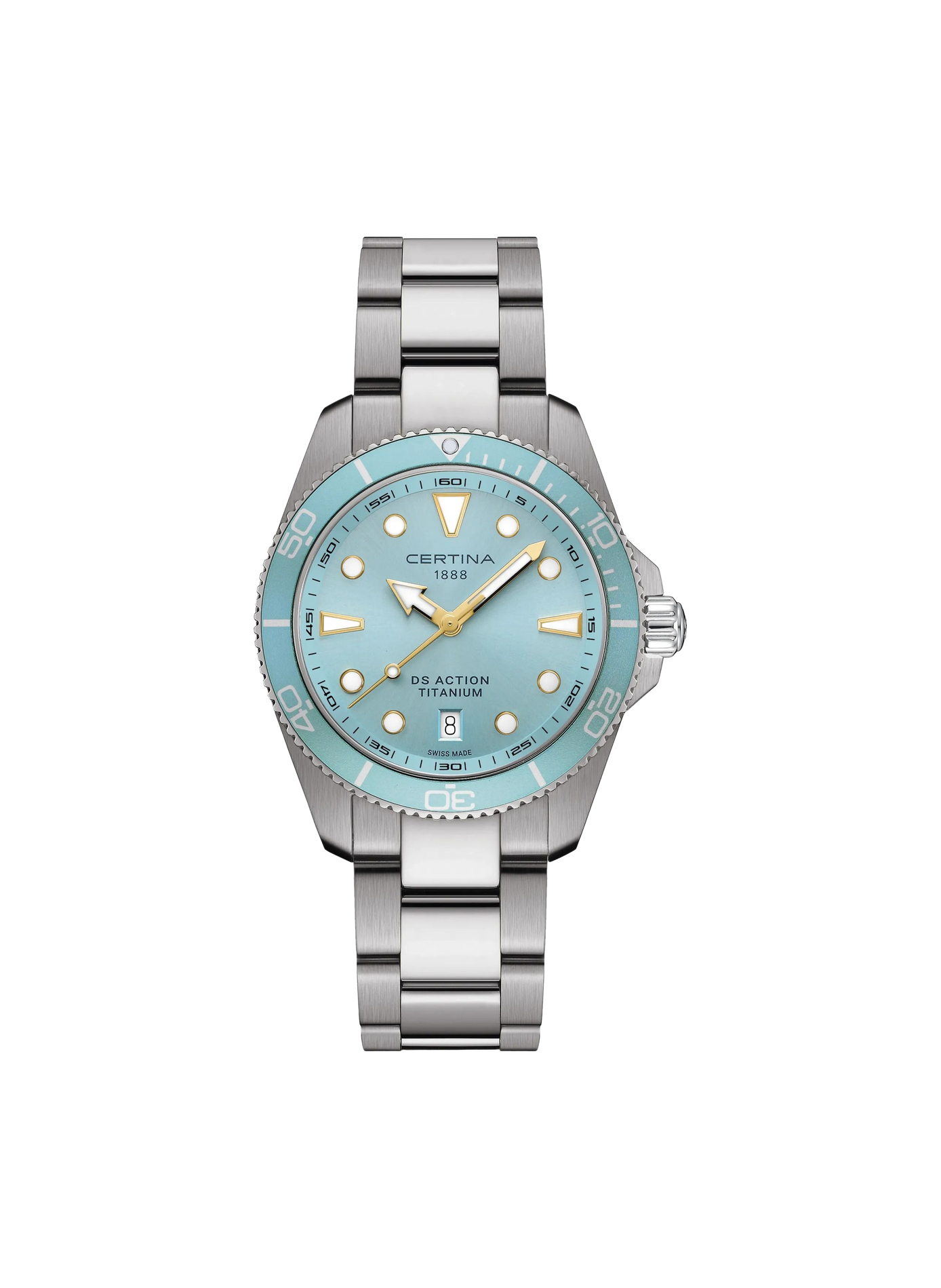 Montre automatique DS ACTION en titane CERTINA Bleu