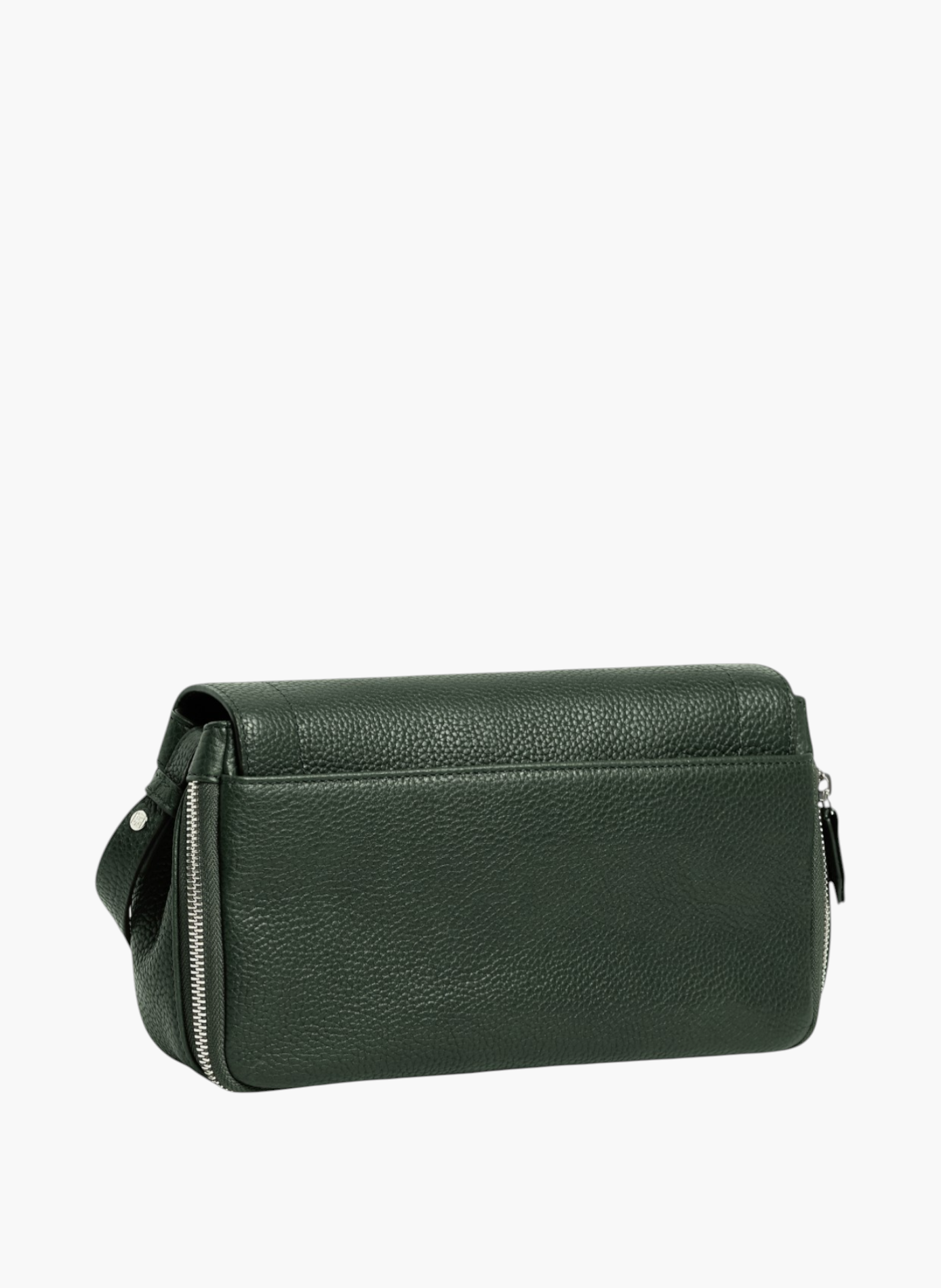 Petit sac bandoulière aurore en cuir grainé LE TANNEUR Vert