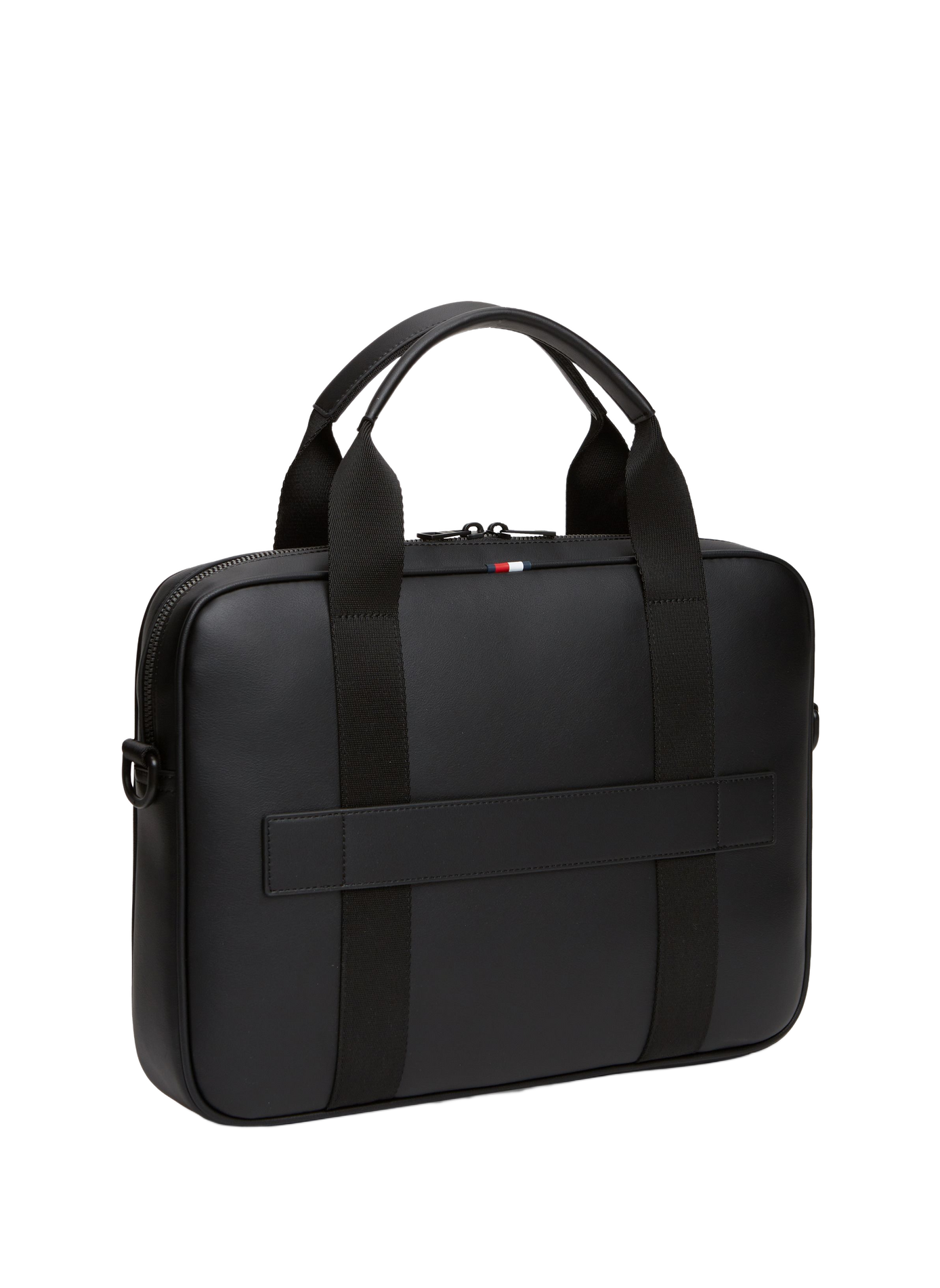 Smooth Zippered Laptop Bag TOMMY HILFIGER Black