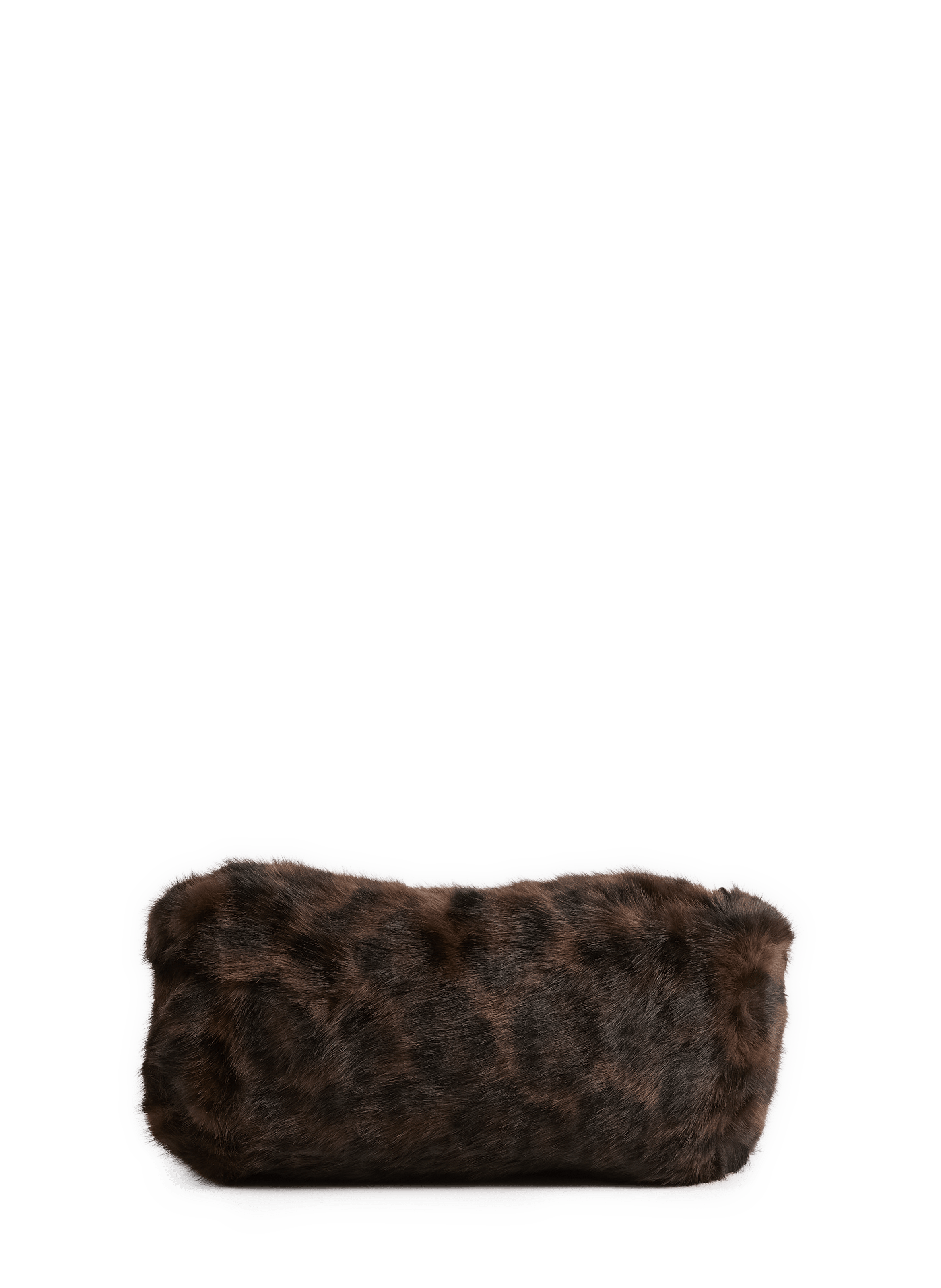 Faux Fur Printed Toiletry Bag AU PRINTEMPS PARIS Multicolour