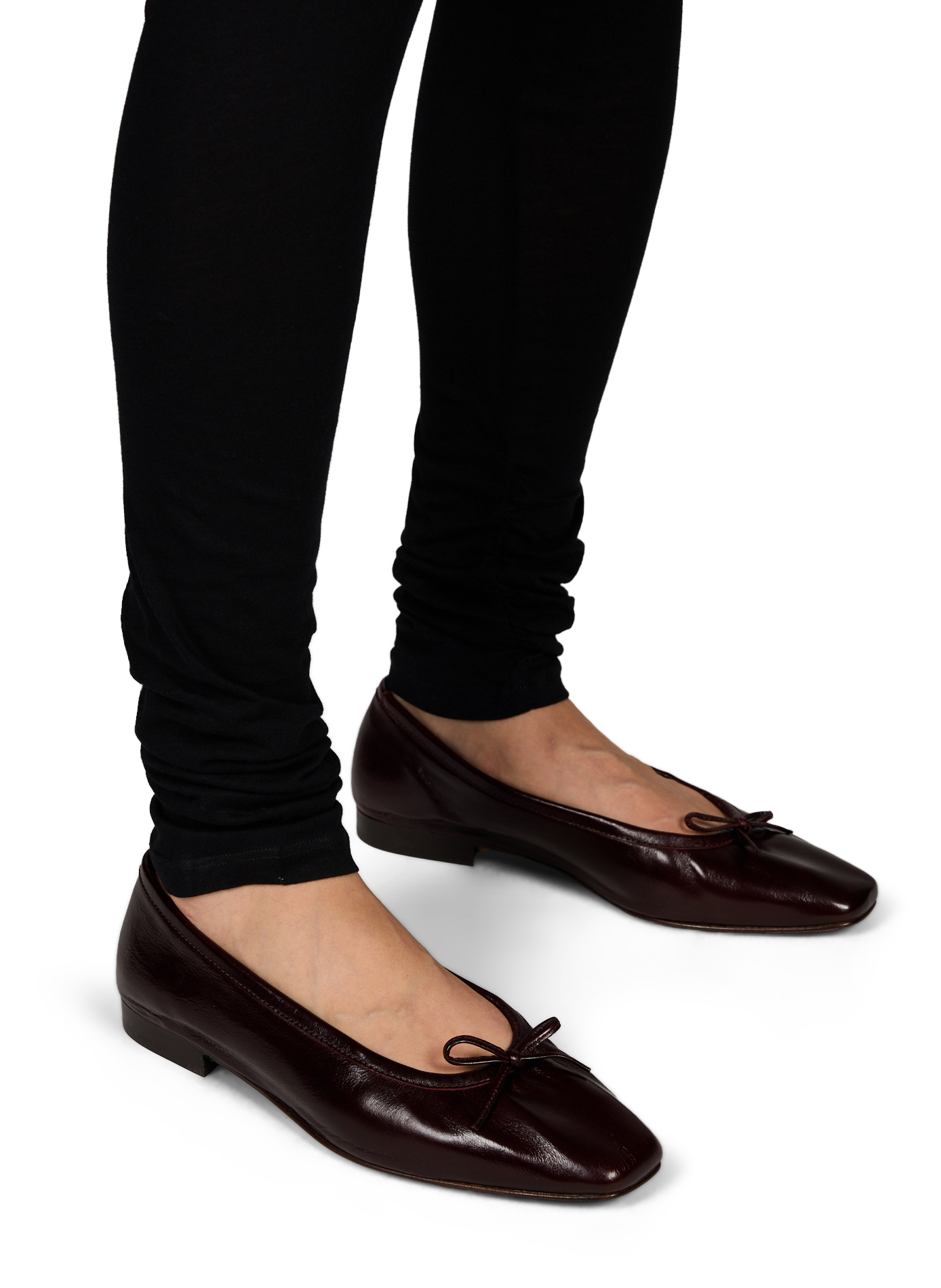 Ballerinas aus Leder BOBBIES Rot