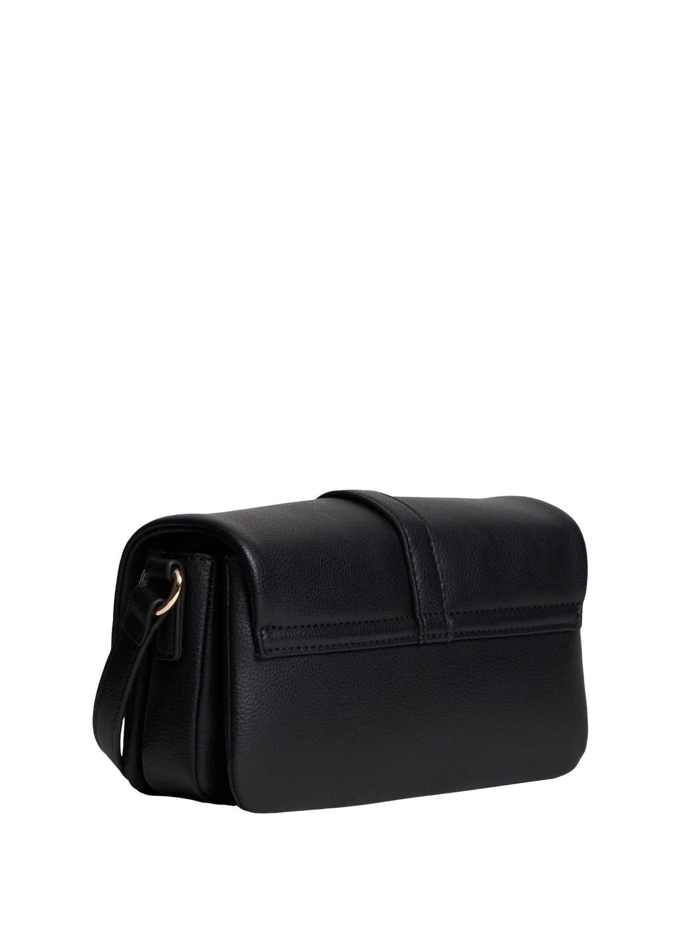 Plain flap crossbody bag TOMMY HILFIGER Black