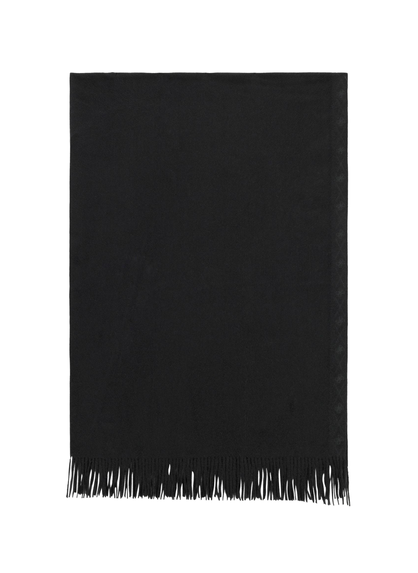 Echarpe à franges et strass GUESS Noir