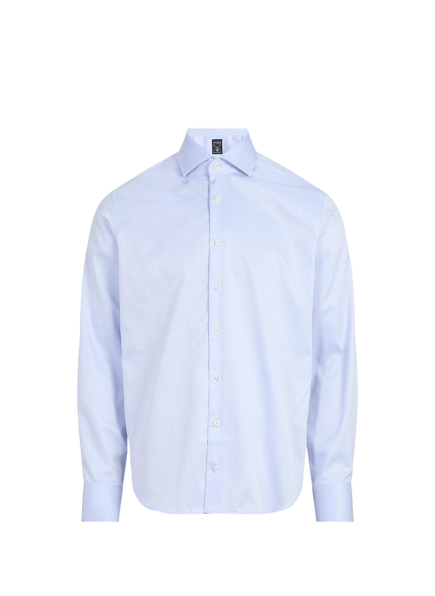 Getailleerd katoenen overhemd VAN LAACK Blauw