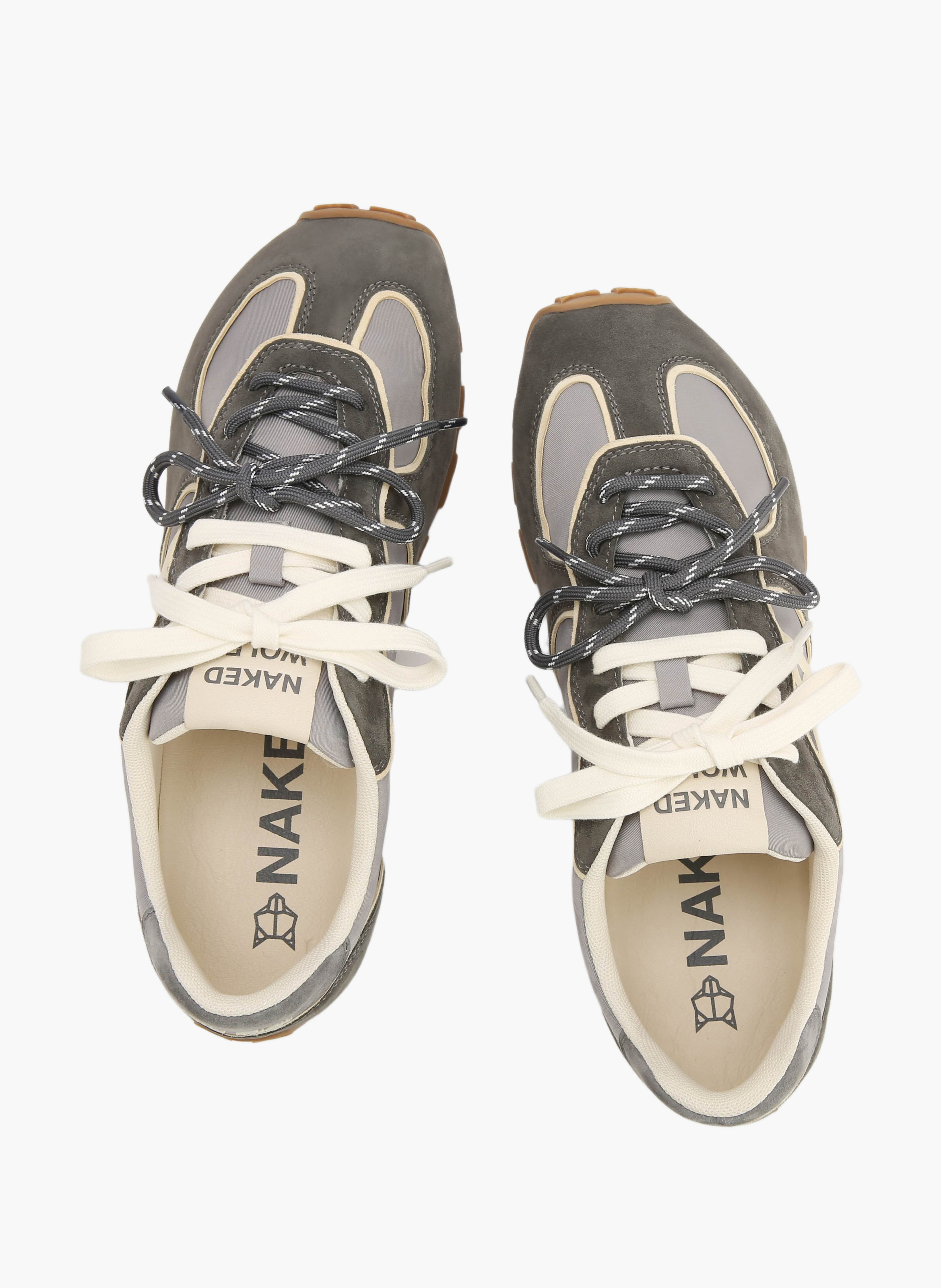 Baskets lightning en nylon NAKED WOLFE Gris