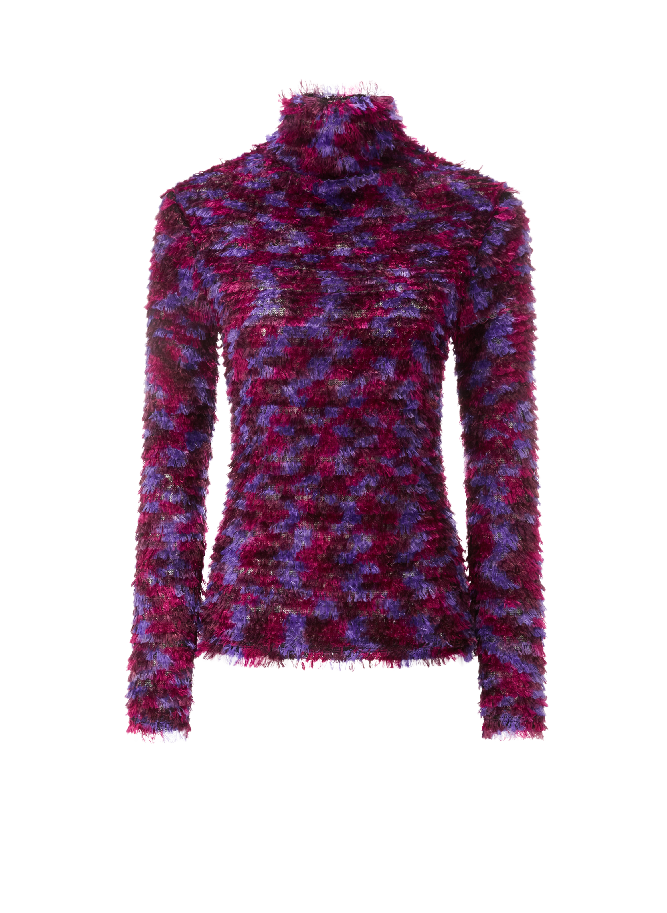 COLLINA STRADA Textured top Purple