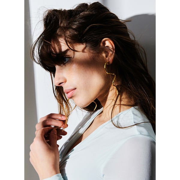 Boucles d'oreilles Drea en laiton