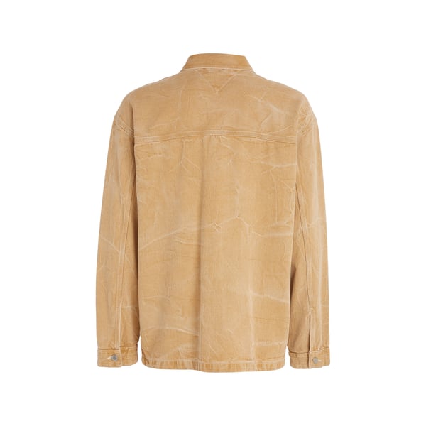 Veste oversize en denim enduit