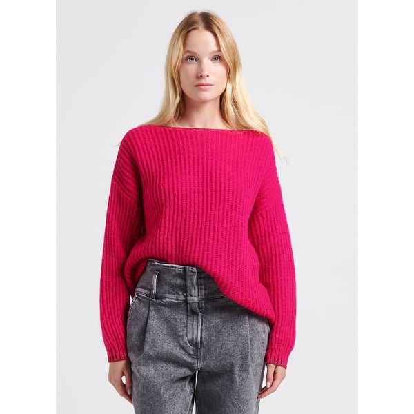 Pull col rond ample ajouré