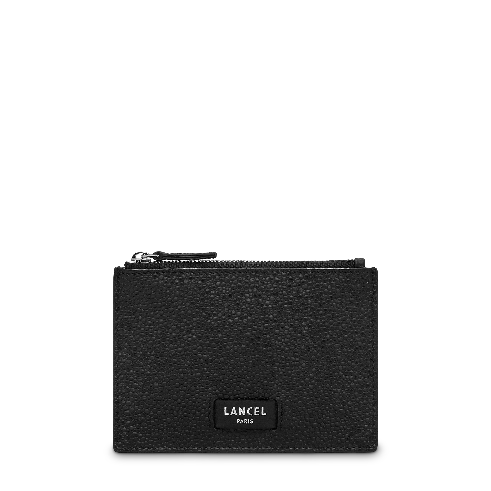 LANCEL Porte-cartes zippé l ninon de lancel Noir