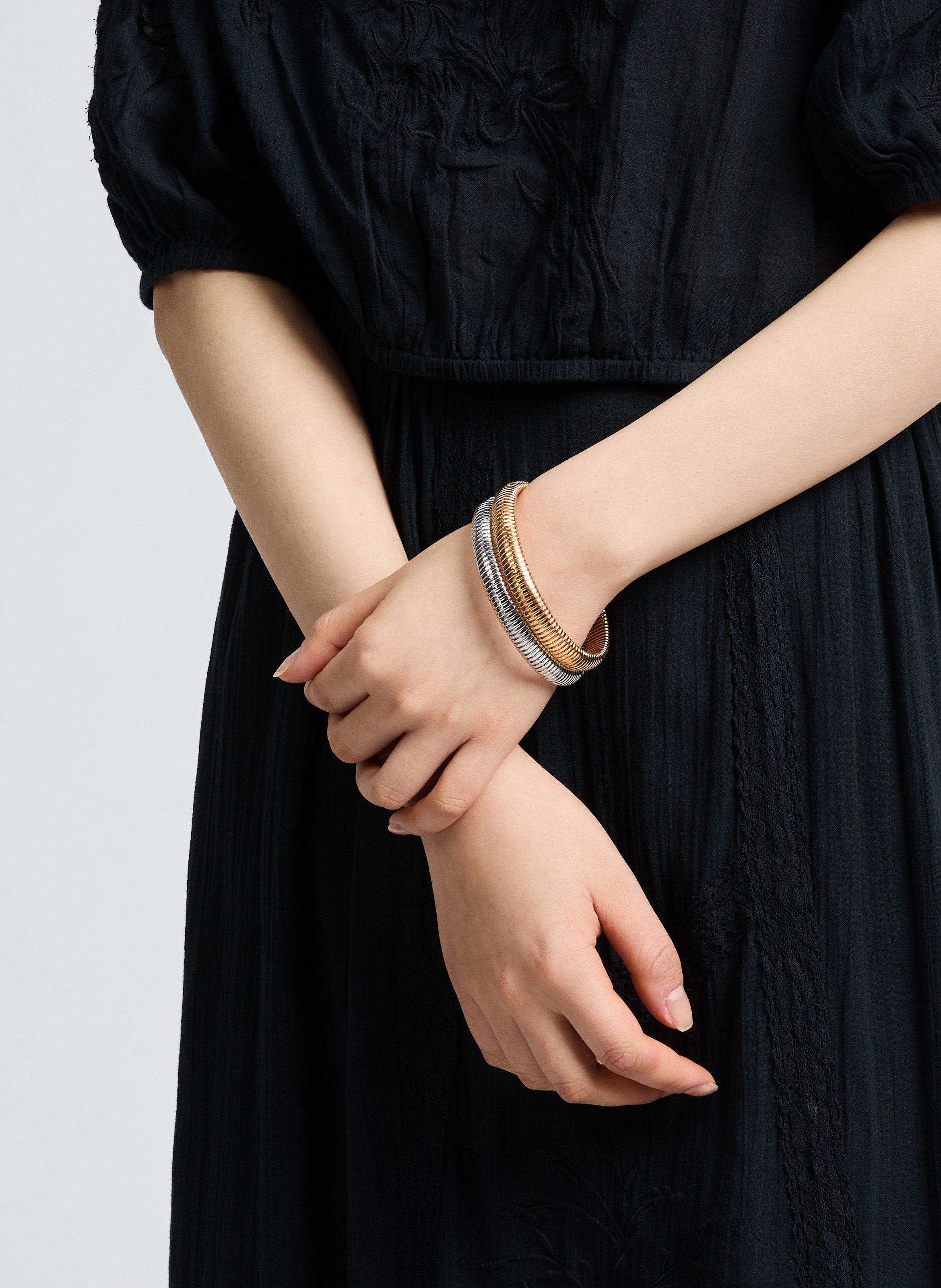 Bracelet en acier  AU PRINTEMPS PARIS Doré