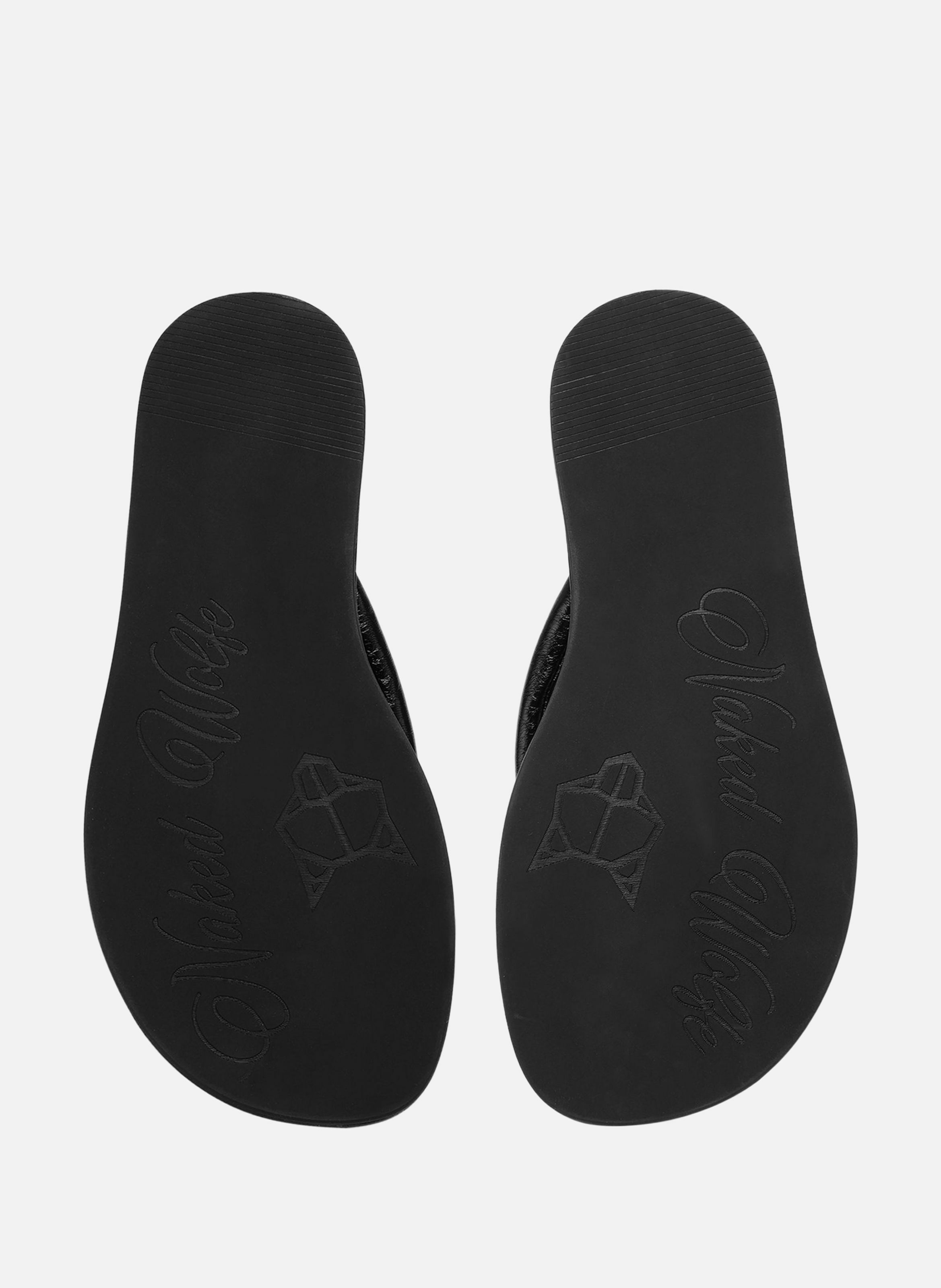 Tongs grenada NAKED WOLFE Noir