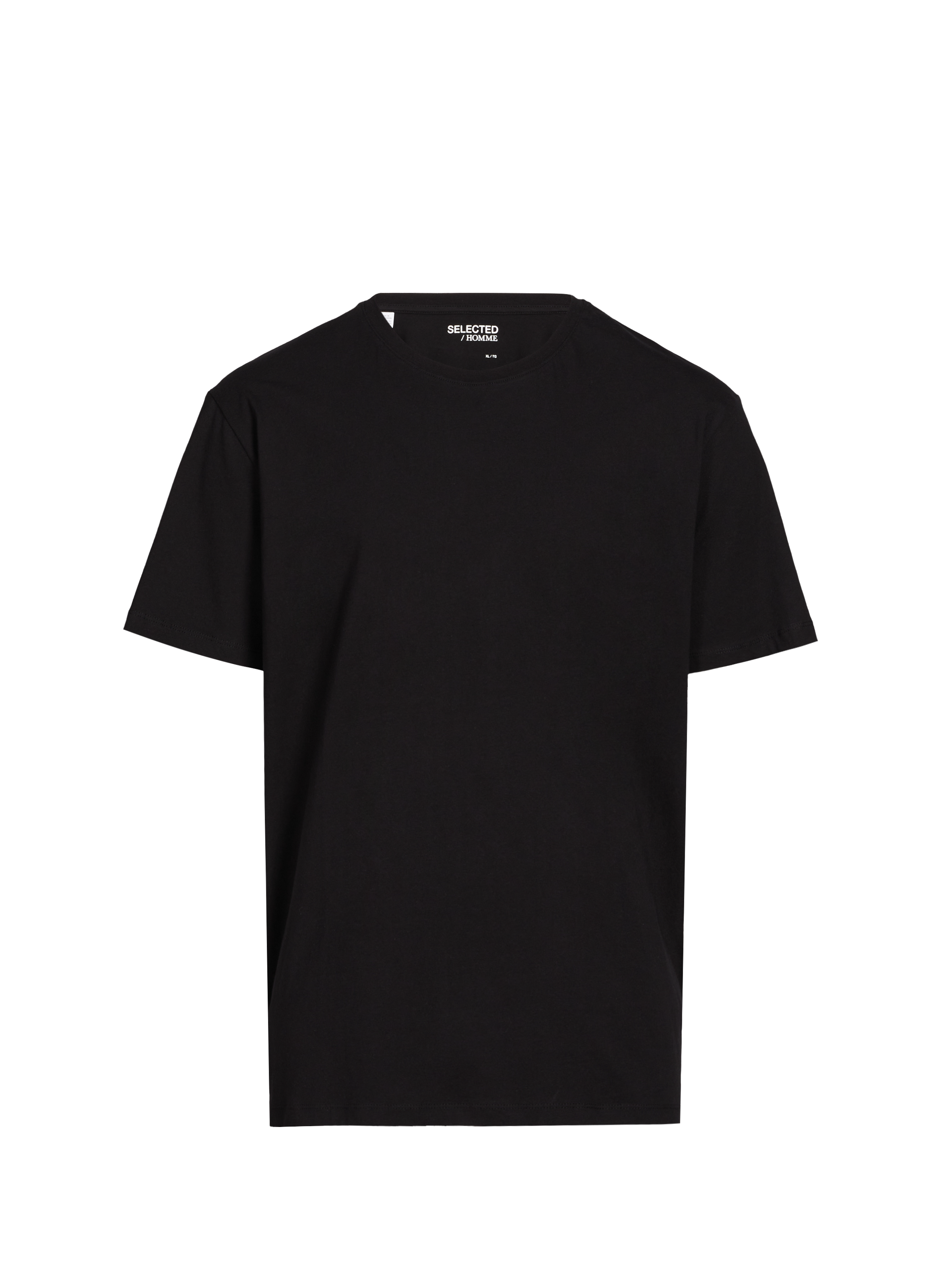 Classic Cotton T-Shirt SELECTED Black