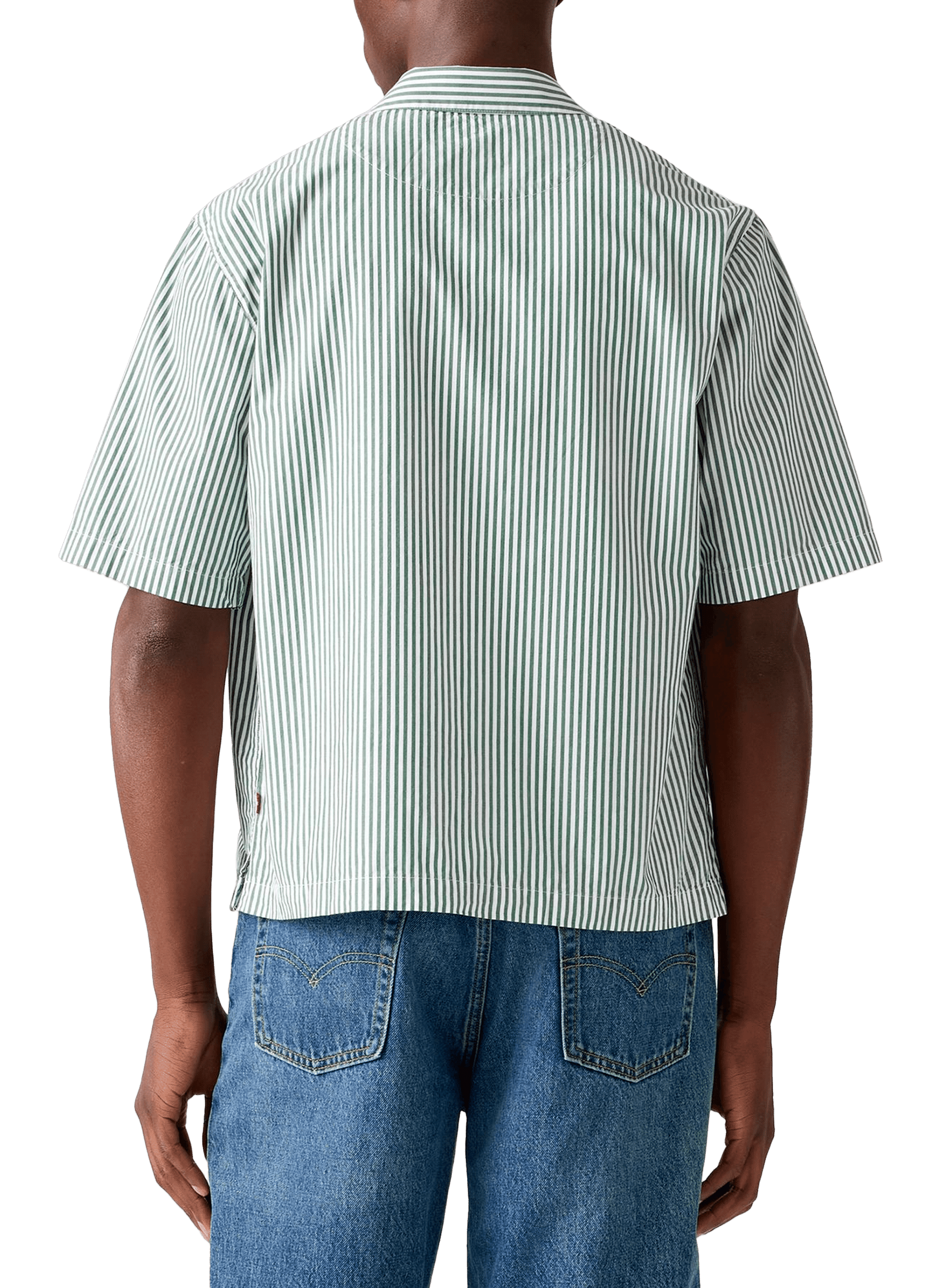 Chemise manches courtes en coton LEVI'S Vert