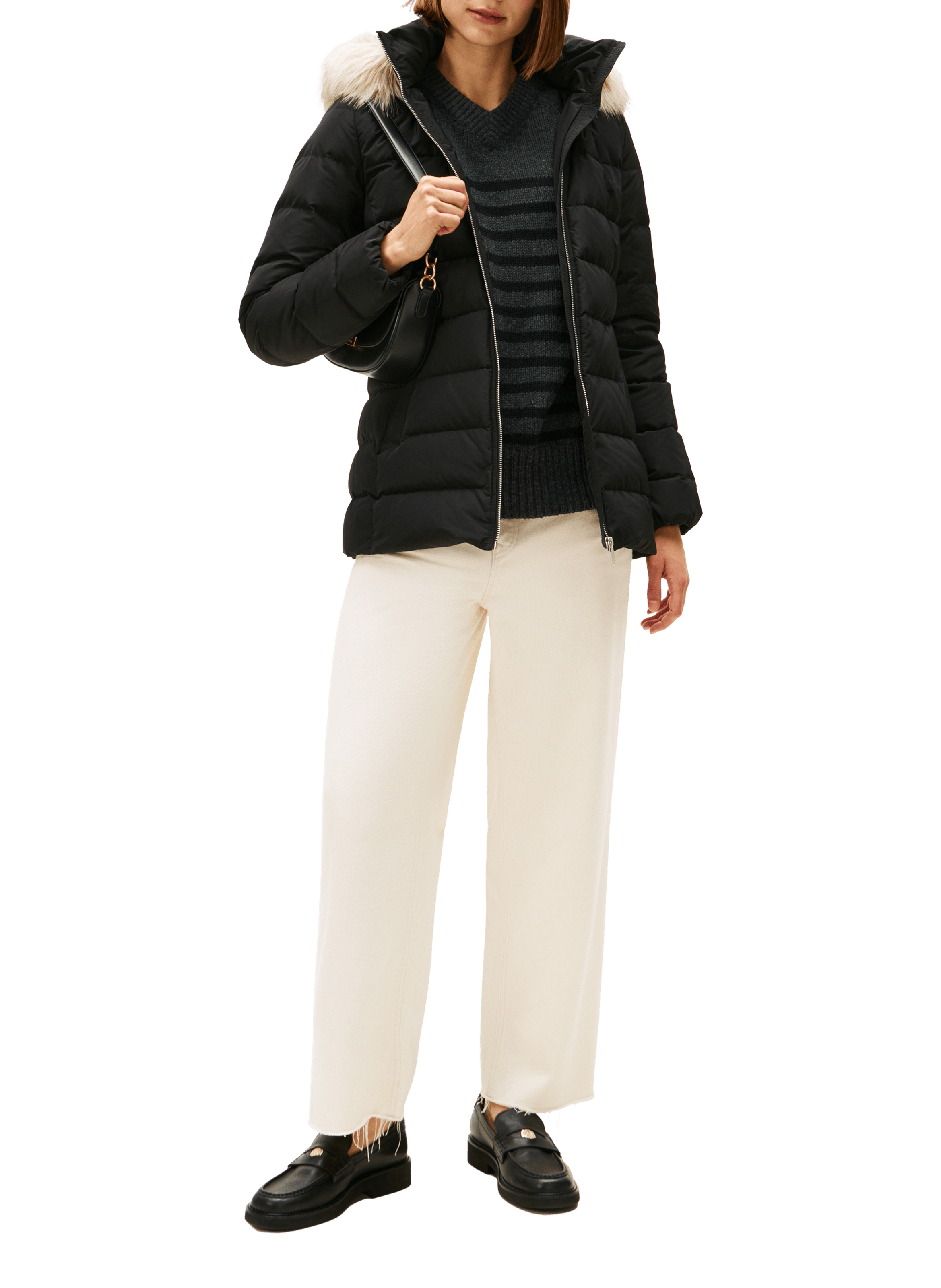 Doudoune à capuche TOMMY HILFIGER Noir