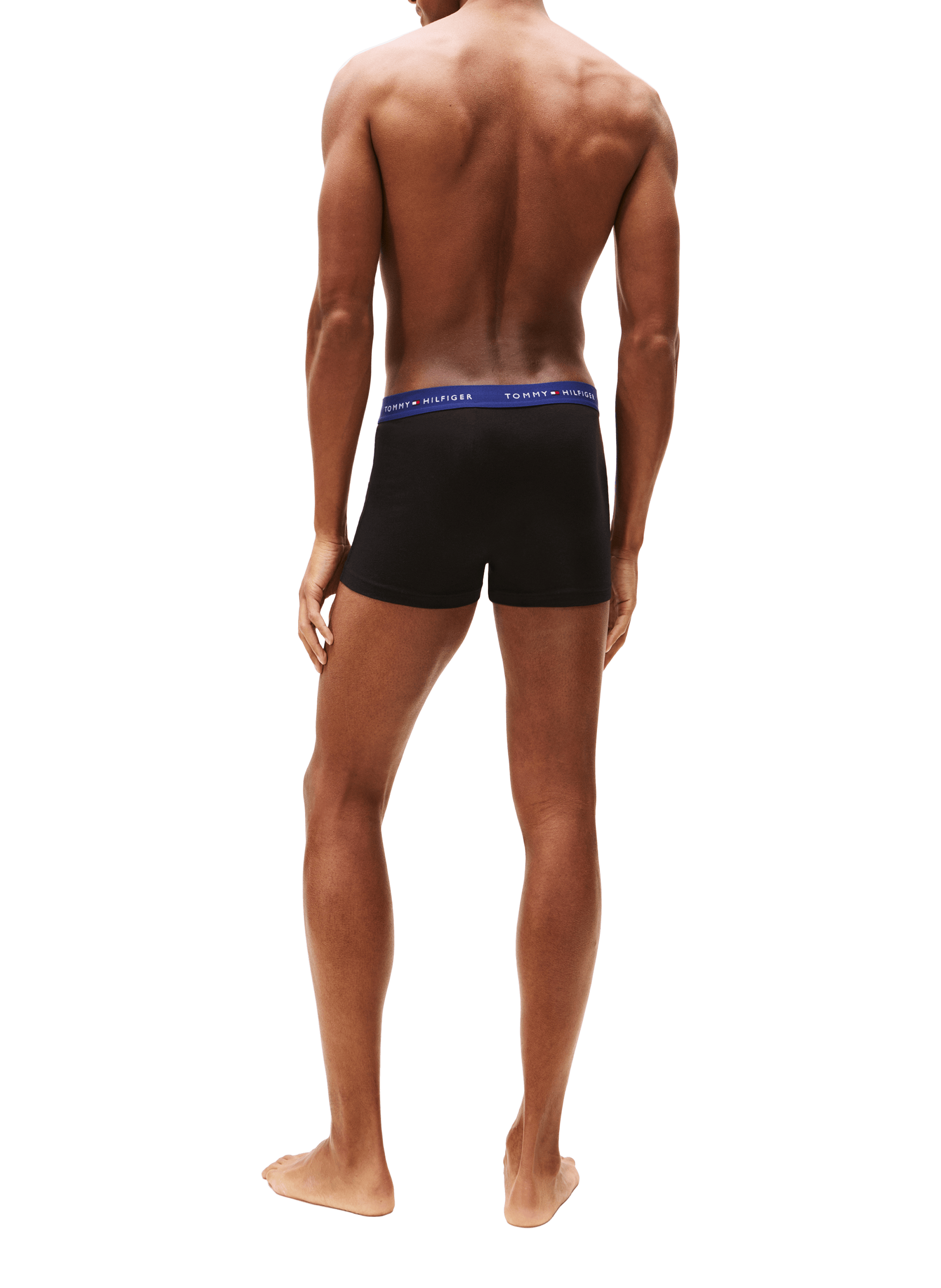 Set of three organic cotton-blend boxers TOMMY HILFIGER Black