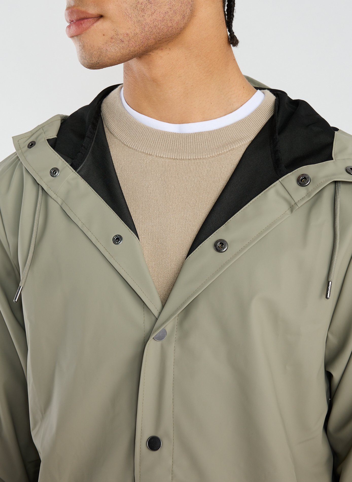 Imperméable à capuche RAINS Vert